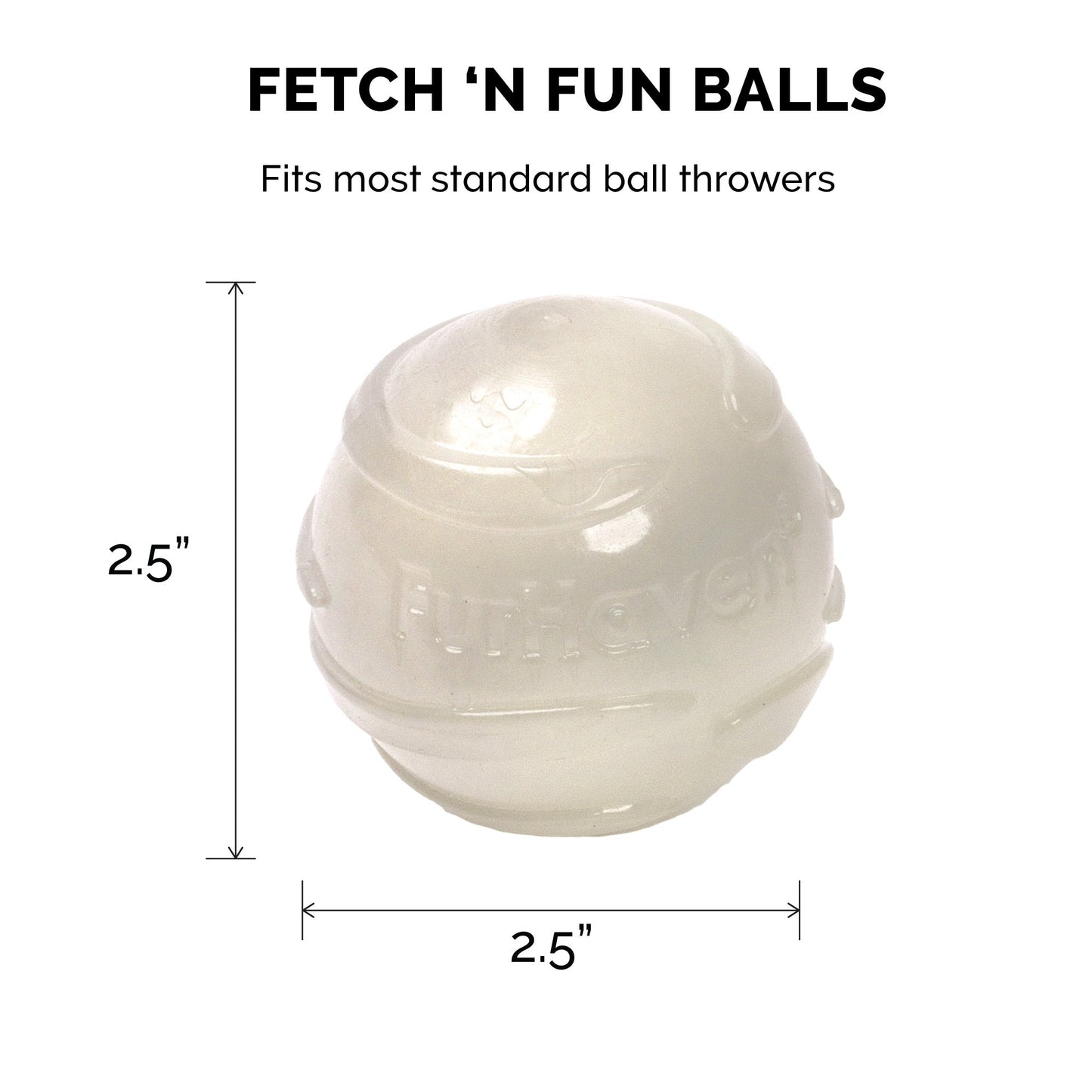 Fetch 'N Fun TPR Ball (3 pack)
