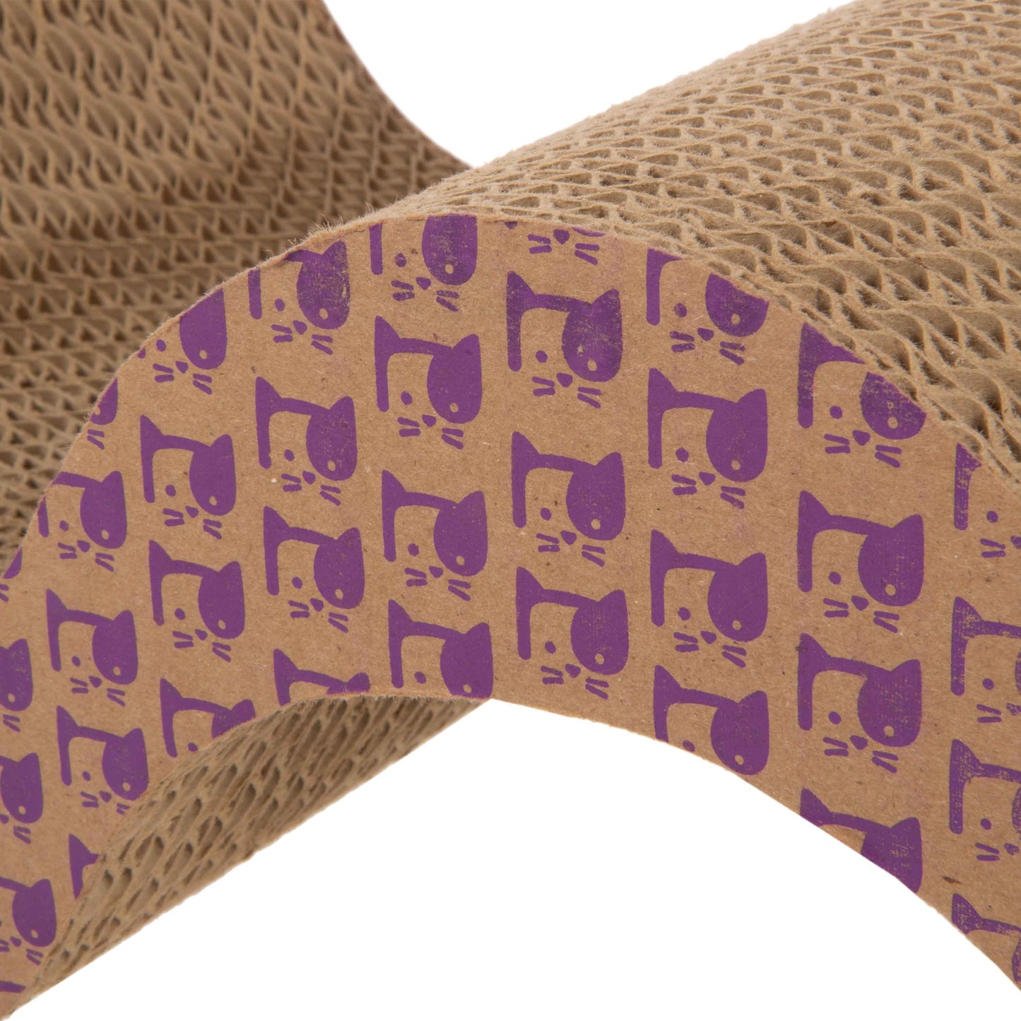 Super Scratcher+ Scroll with Catnip Infusion Technology Corrugate Cat Scratcher
