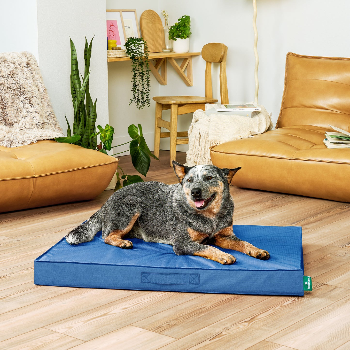 Grid Indoor-Outdoor Deluxe Mattress Pet Bed