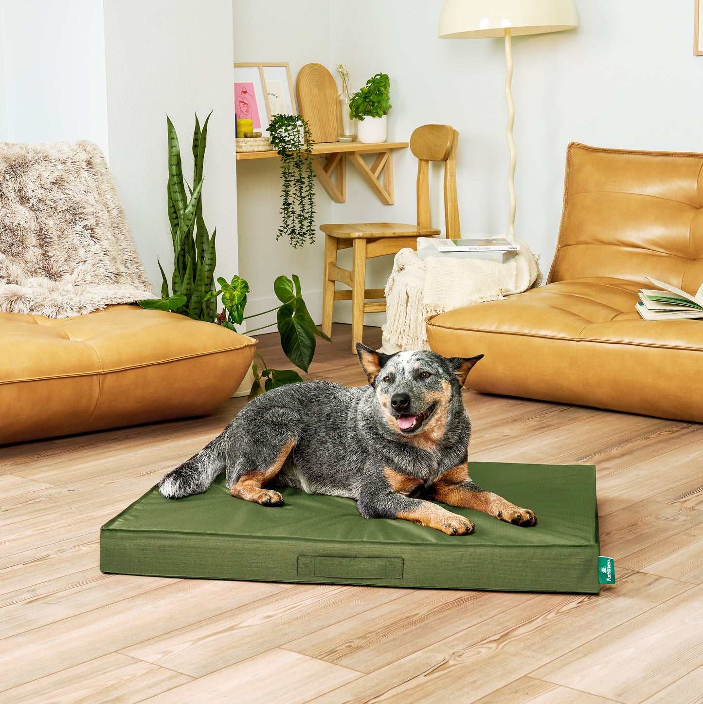 Grid Indoor-Outdoor Deluxe Mattress Pet Bed