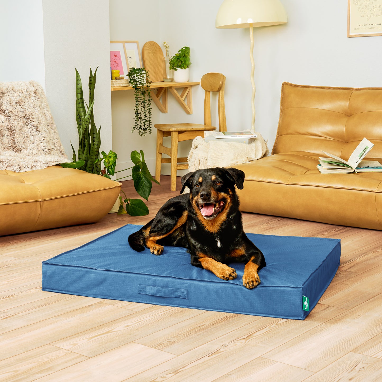 Grid Indoor-Outdoor Deluxe Mattress Pet Bed
