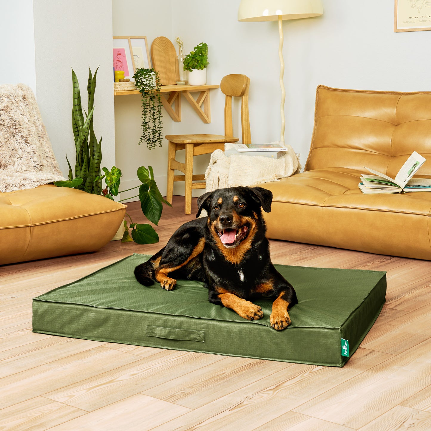 Grid Indoor-Outdoor Deluxe Mattress Pet Bed