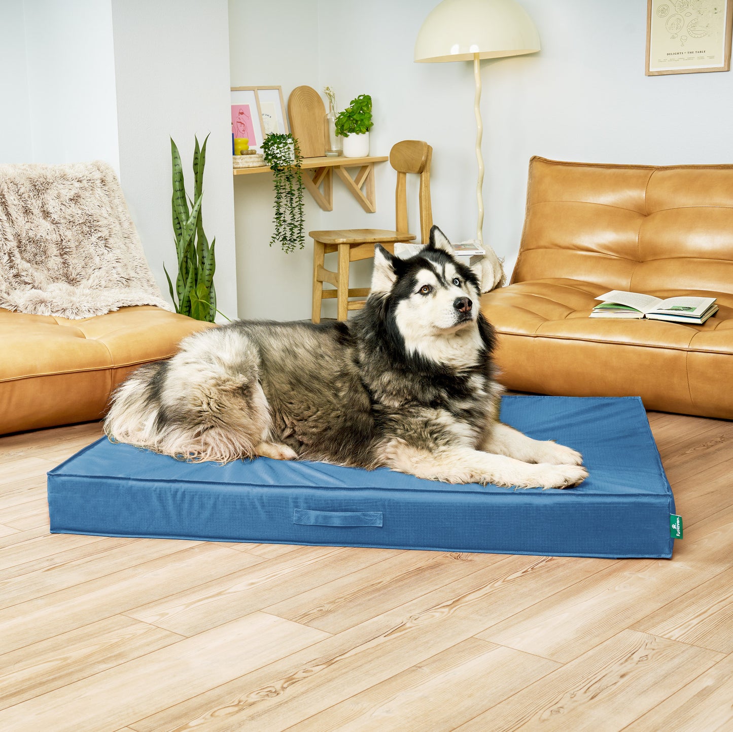 Grid Indoor-Outdoor Deluxe Mattress Pet Bed