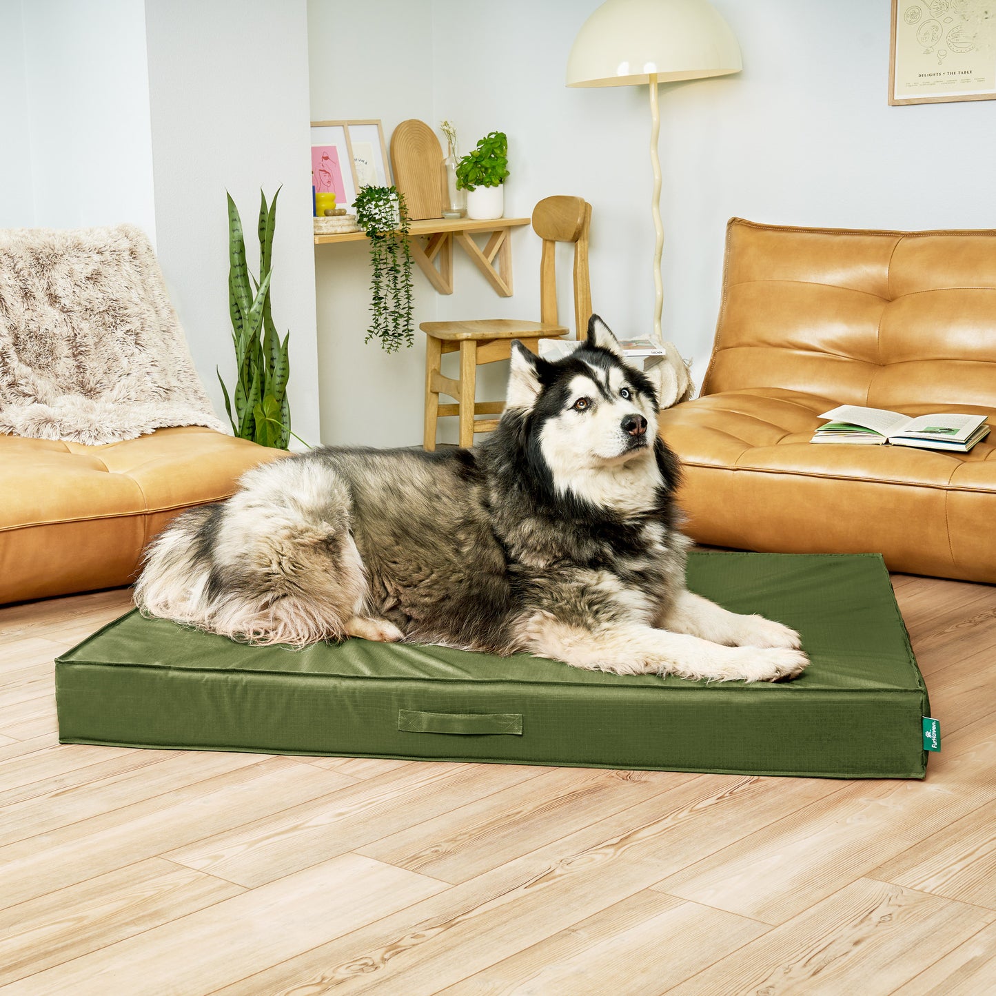 Grid Indoor-Outdoor Deluxe Mattress Pet Bed