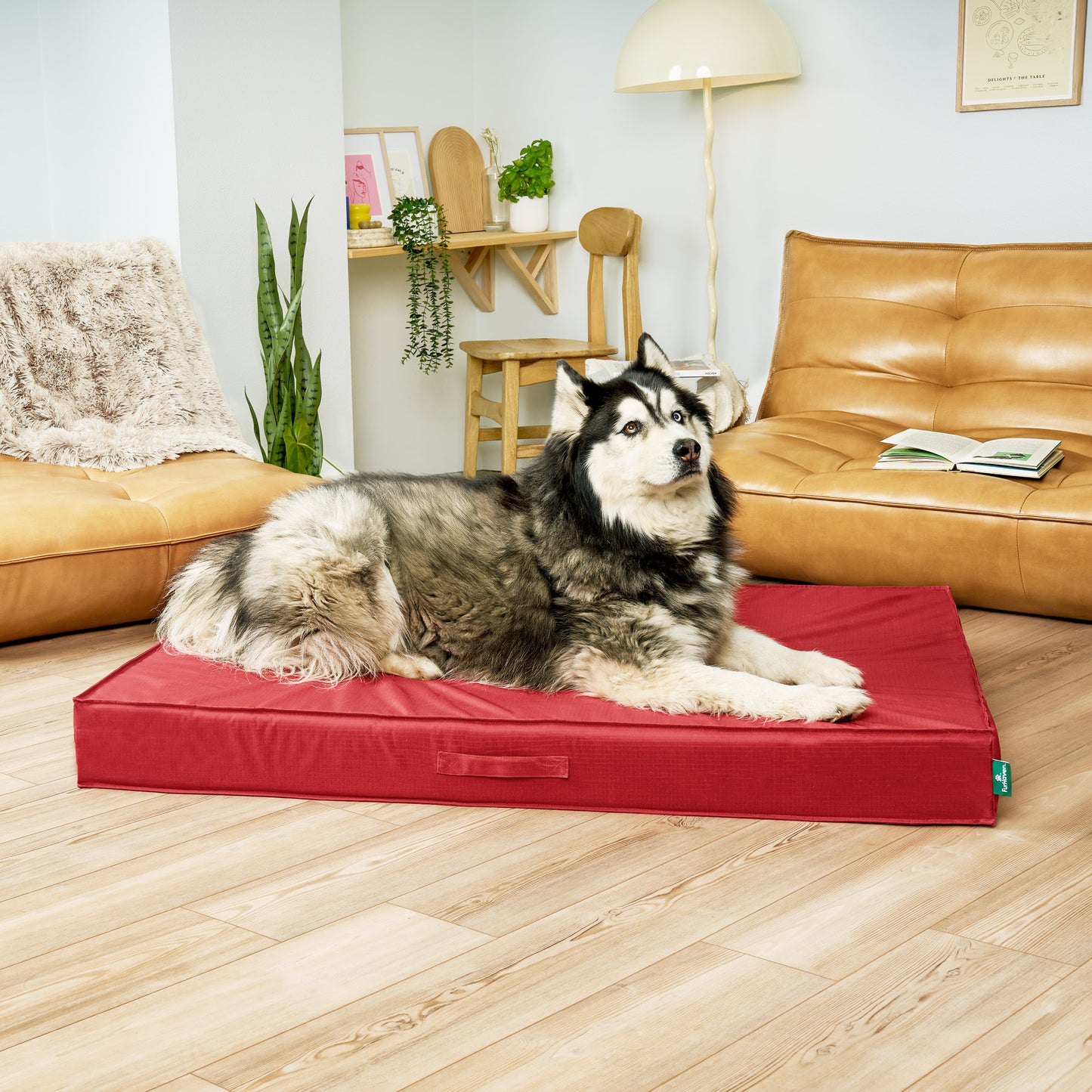 Grid Indoor-Outdoor Deluxe Mattress Pet Bed