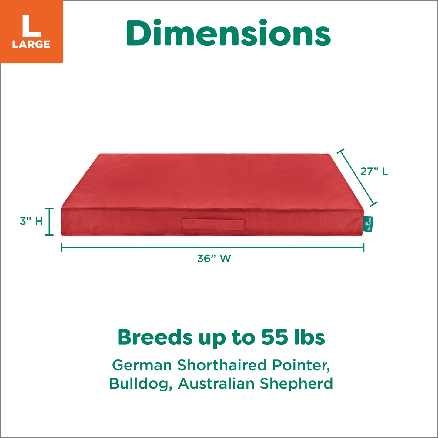 Grid Indoor-Outdoor Deluxe Mattress Pet Bed