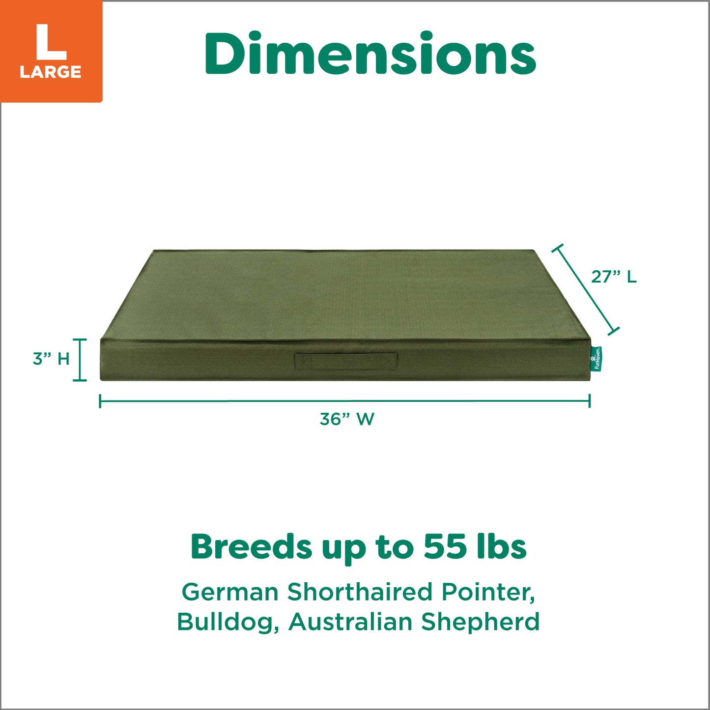 Grid Indoor-Outdoor Deluxe Mattress Pet Bed