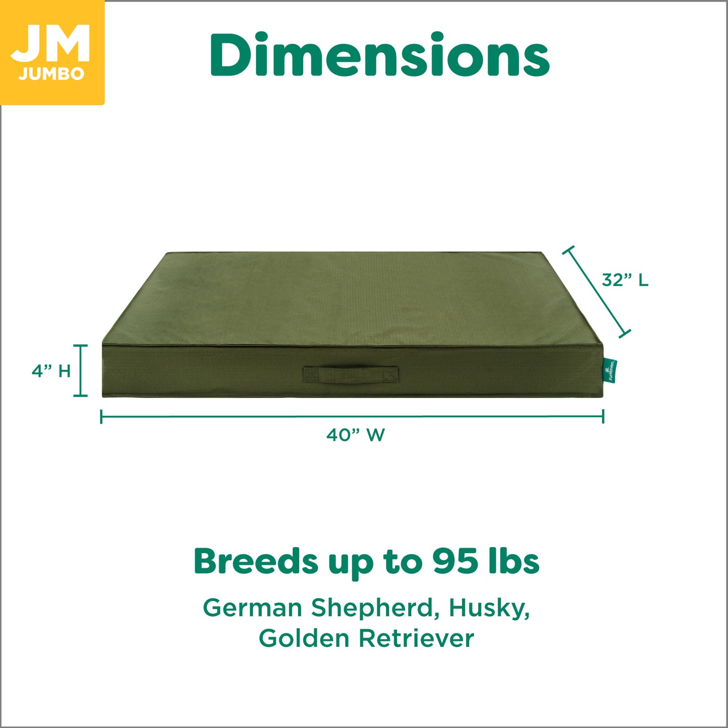 Grid Indoor-Outdoor Deluxe Mattress Pet Bed