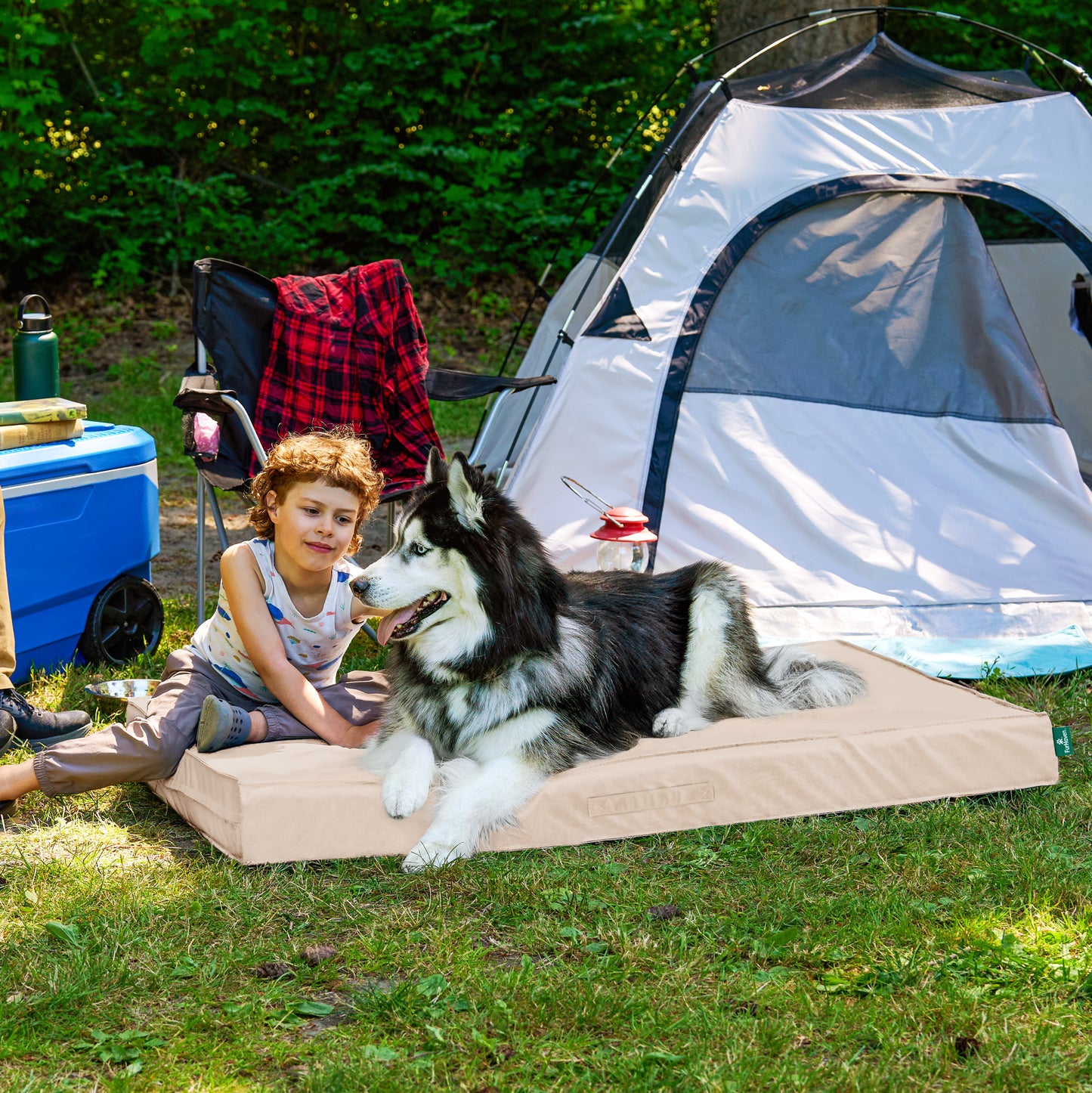 Premium Indoor-Outdoor Deluxe Mattress Pet Bed
