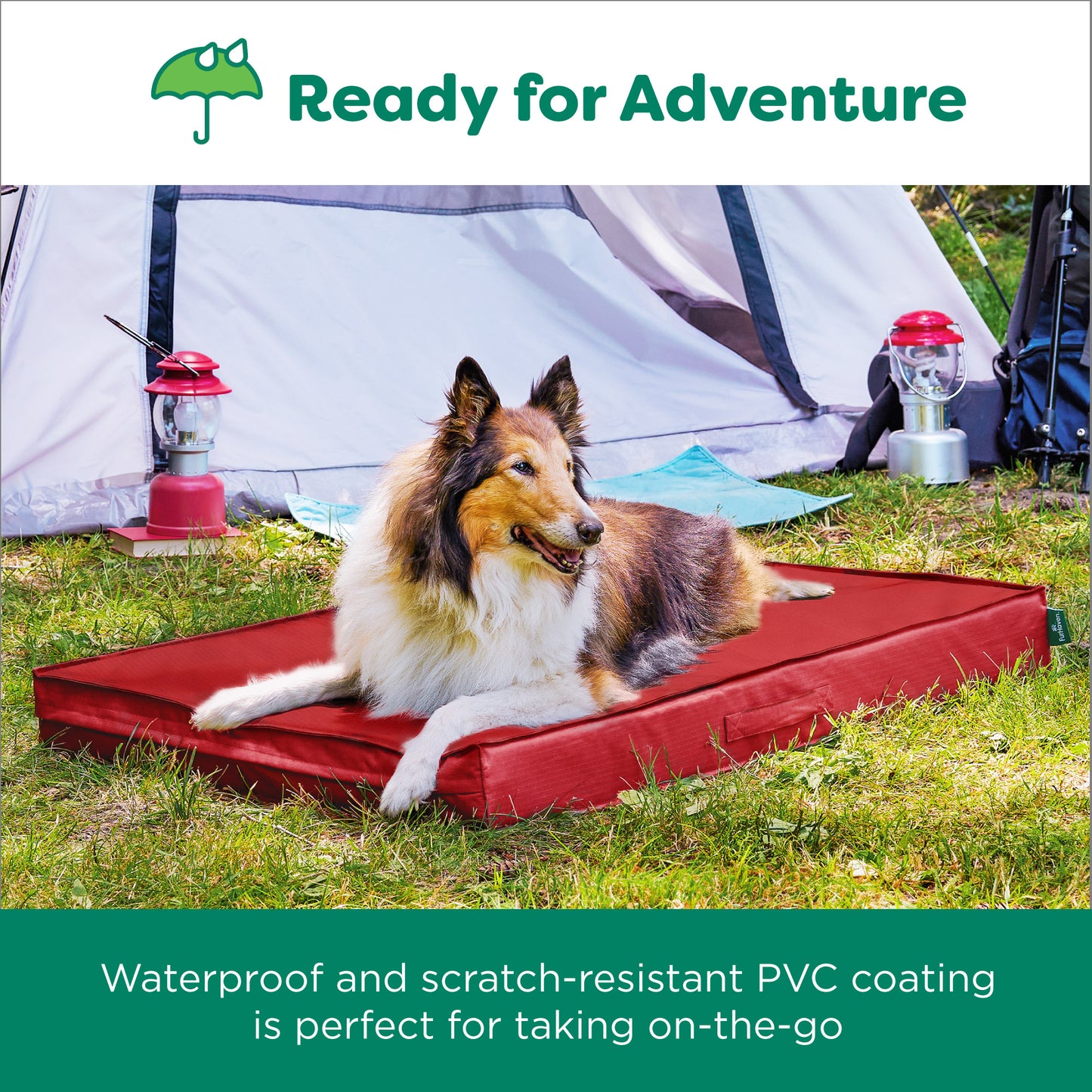 Grid Indoor-Outdoor Deluxe Mattress Pet Bed