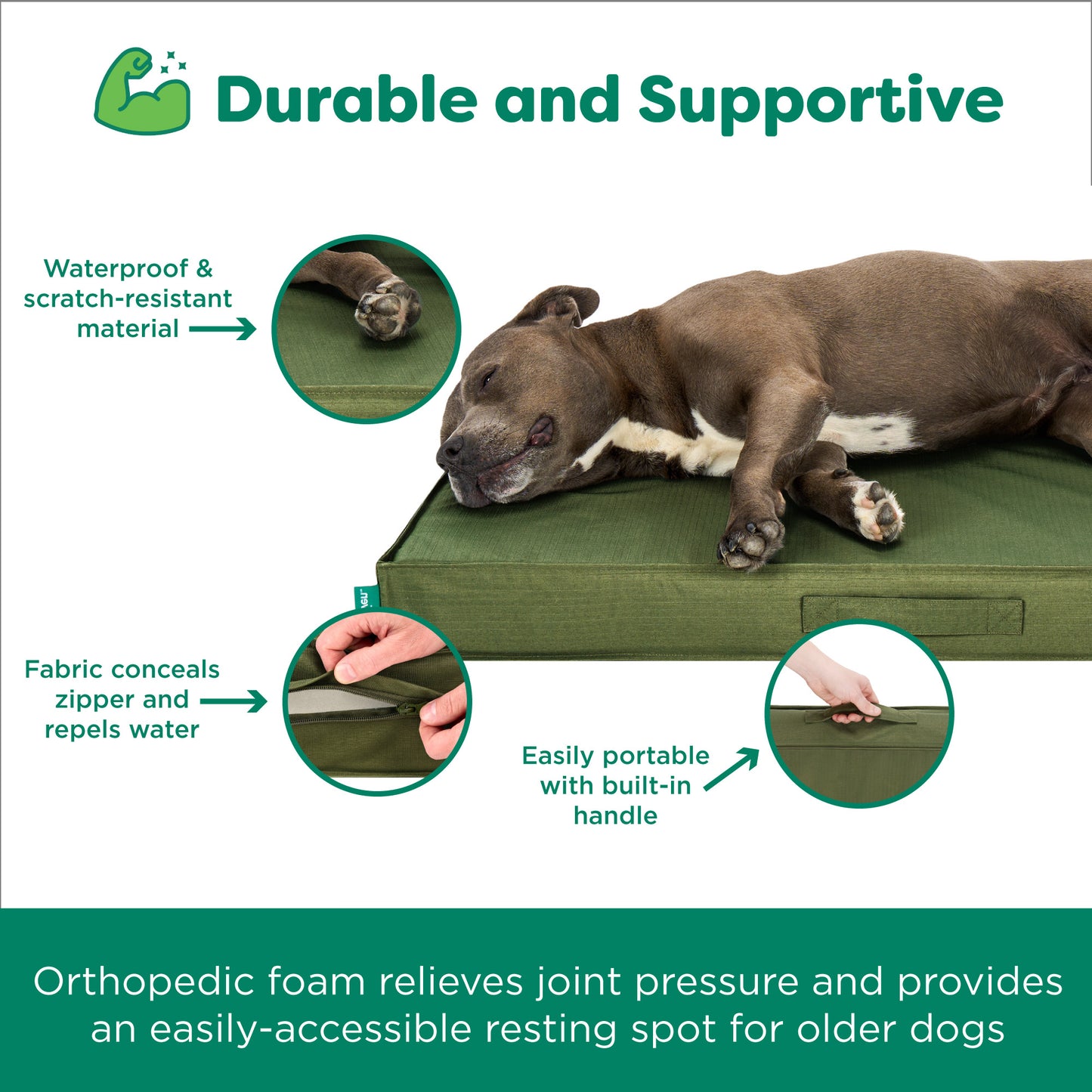 Grid Indoor-Outdoor Deluxe Mattress Pet Bed