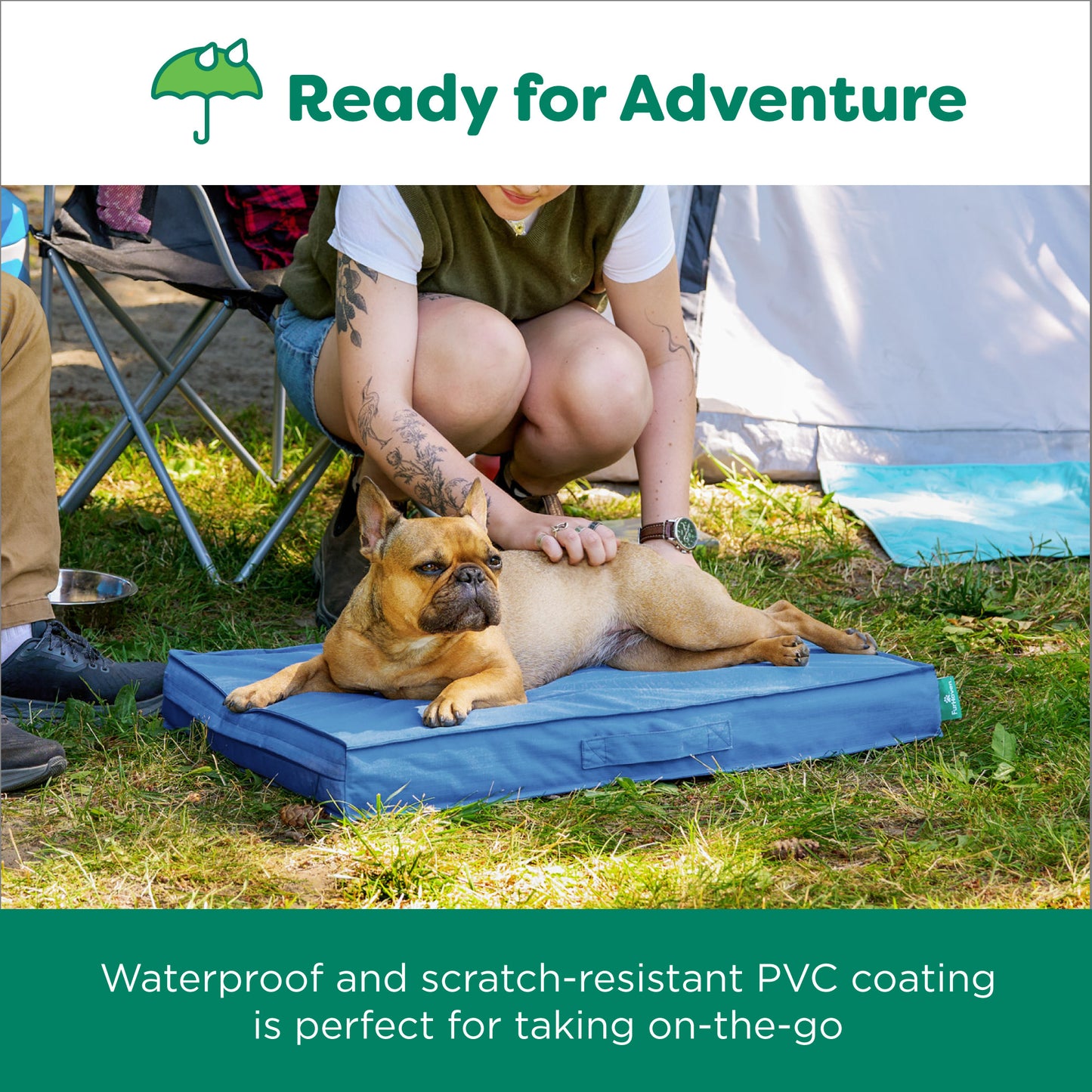 Grid Indoor-Outdoor Deluxe Mattress Pet Bed