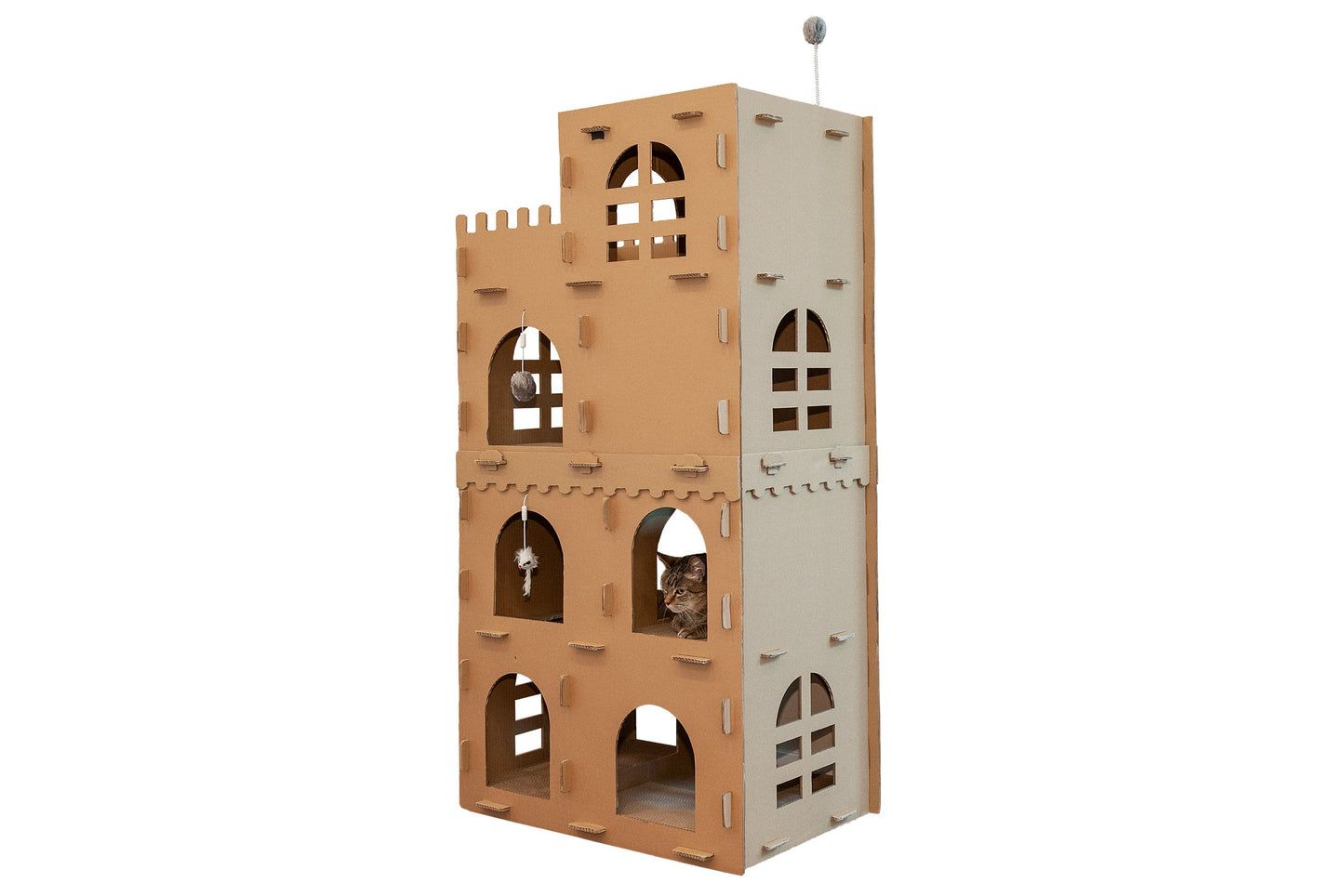 Corrugated House Scratchers with Catnip