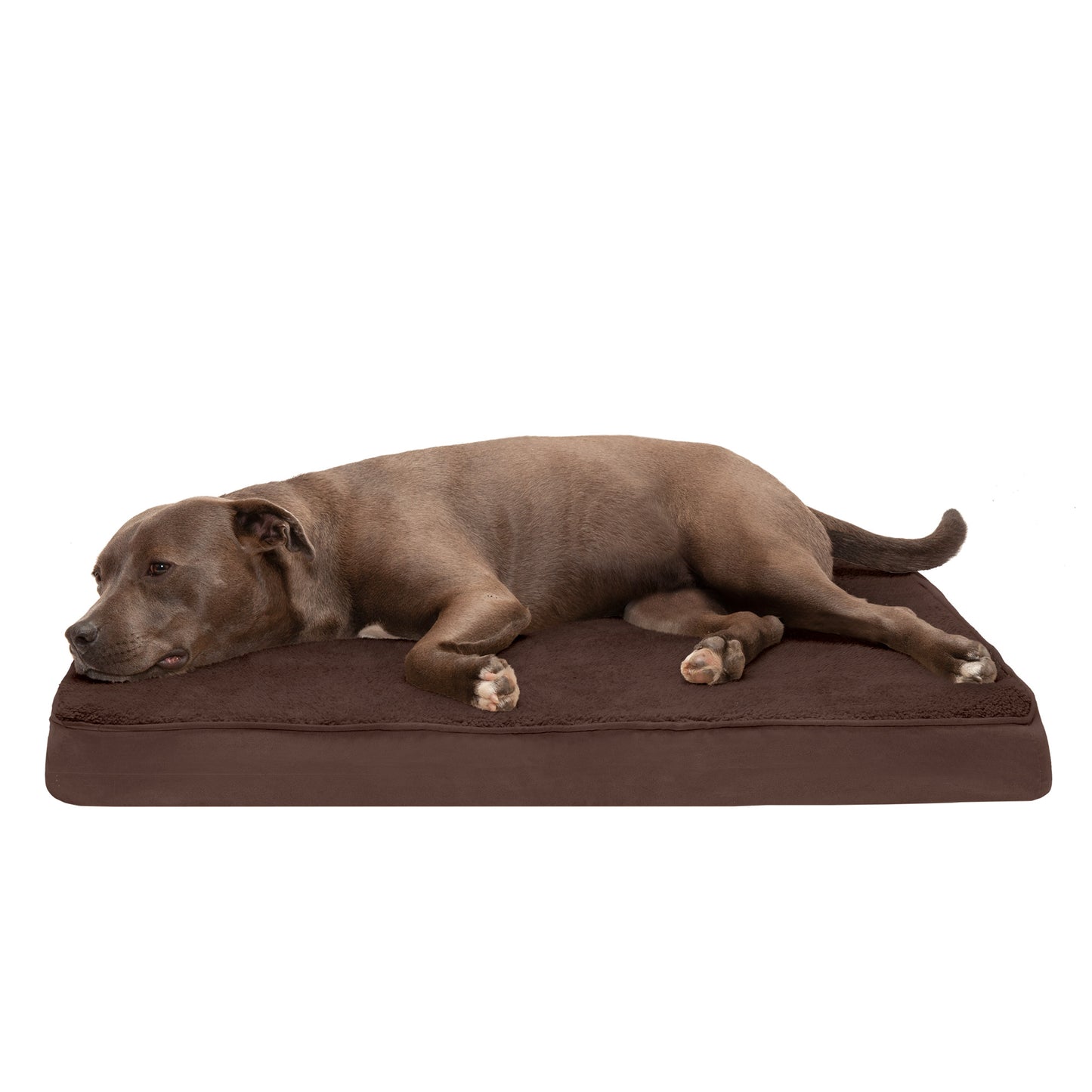 Deluxe Mattress Dog Bed - Terry & Suede