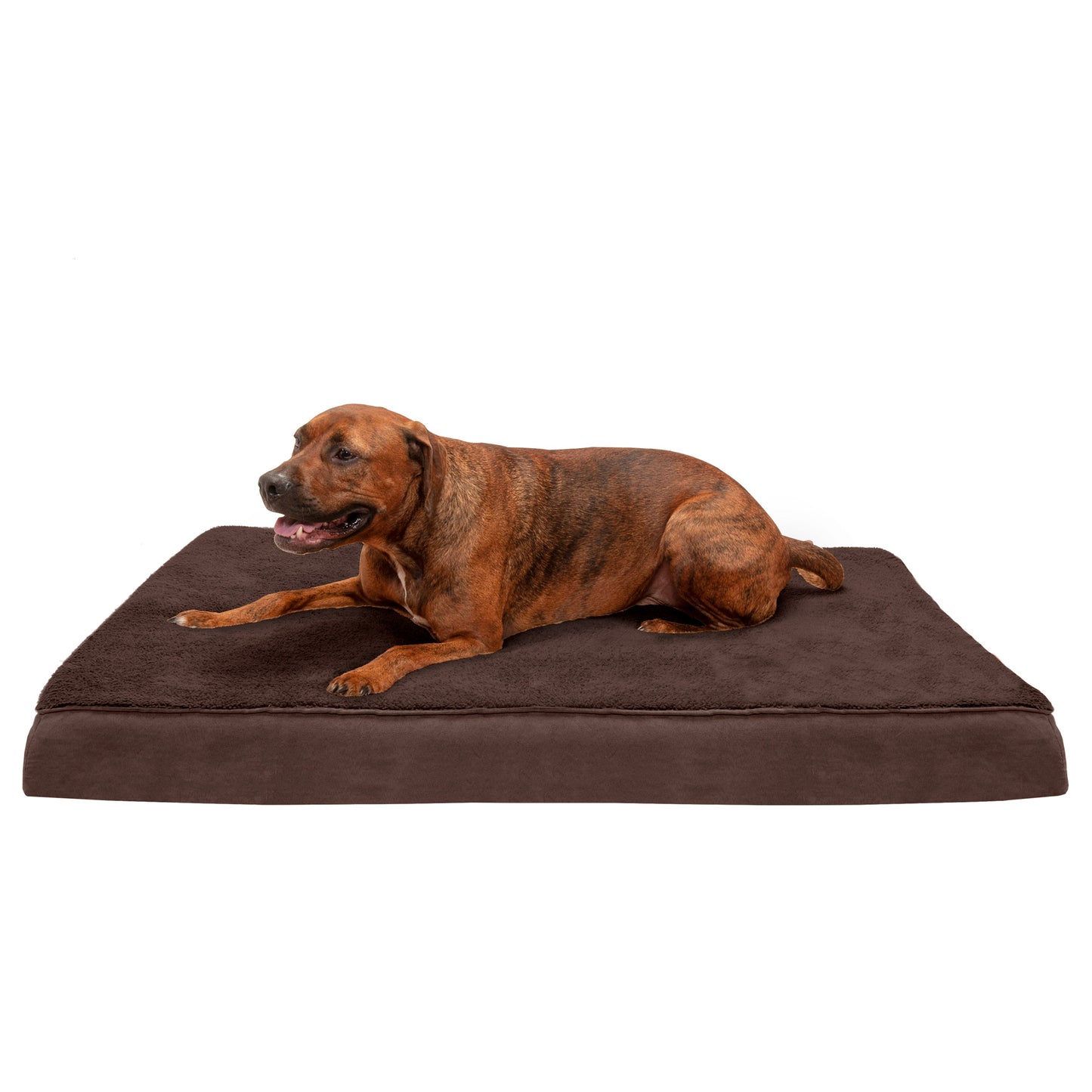 Deluxe Mattress Dog Bed - Terry & Suede