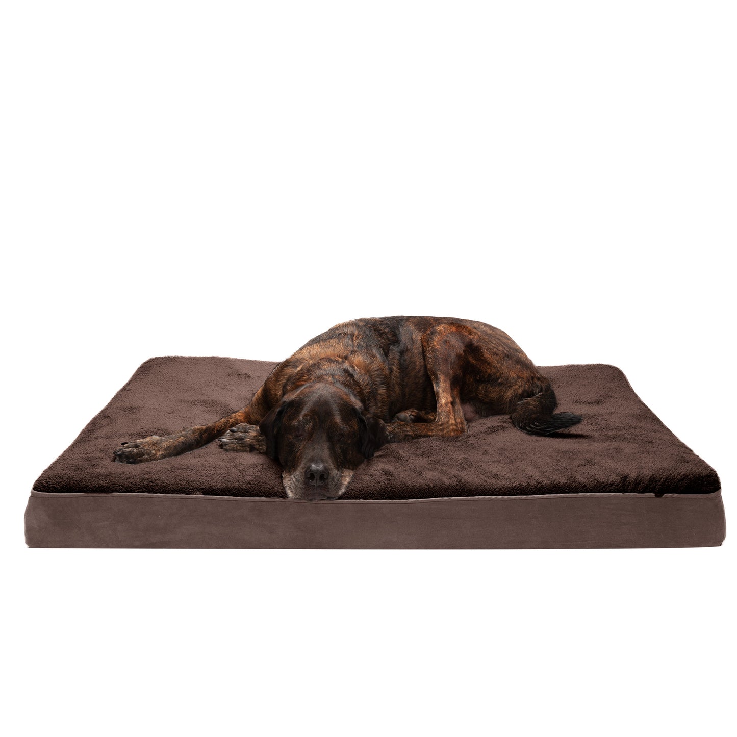 Deluxe Mattress Dog Bed - Terry & Suede