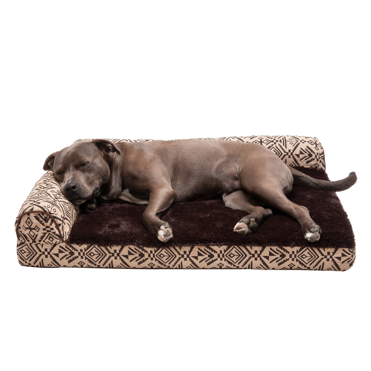 Deluxe Chaise Lounge Dog Bed - Southwest Kilim