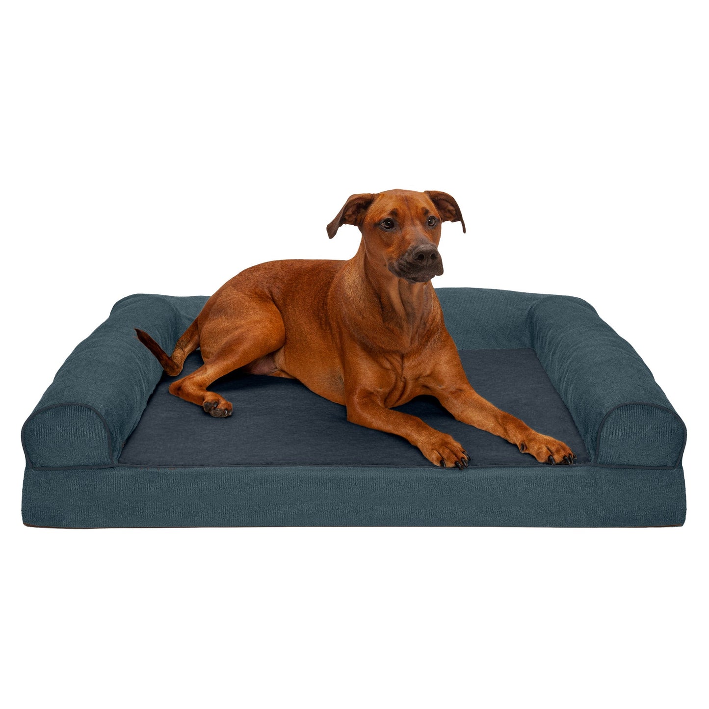 Sofa Dog Bed - Faux Fleece & Chenille