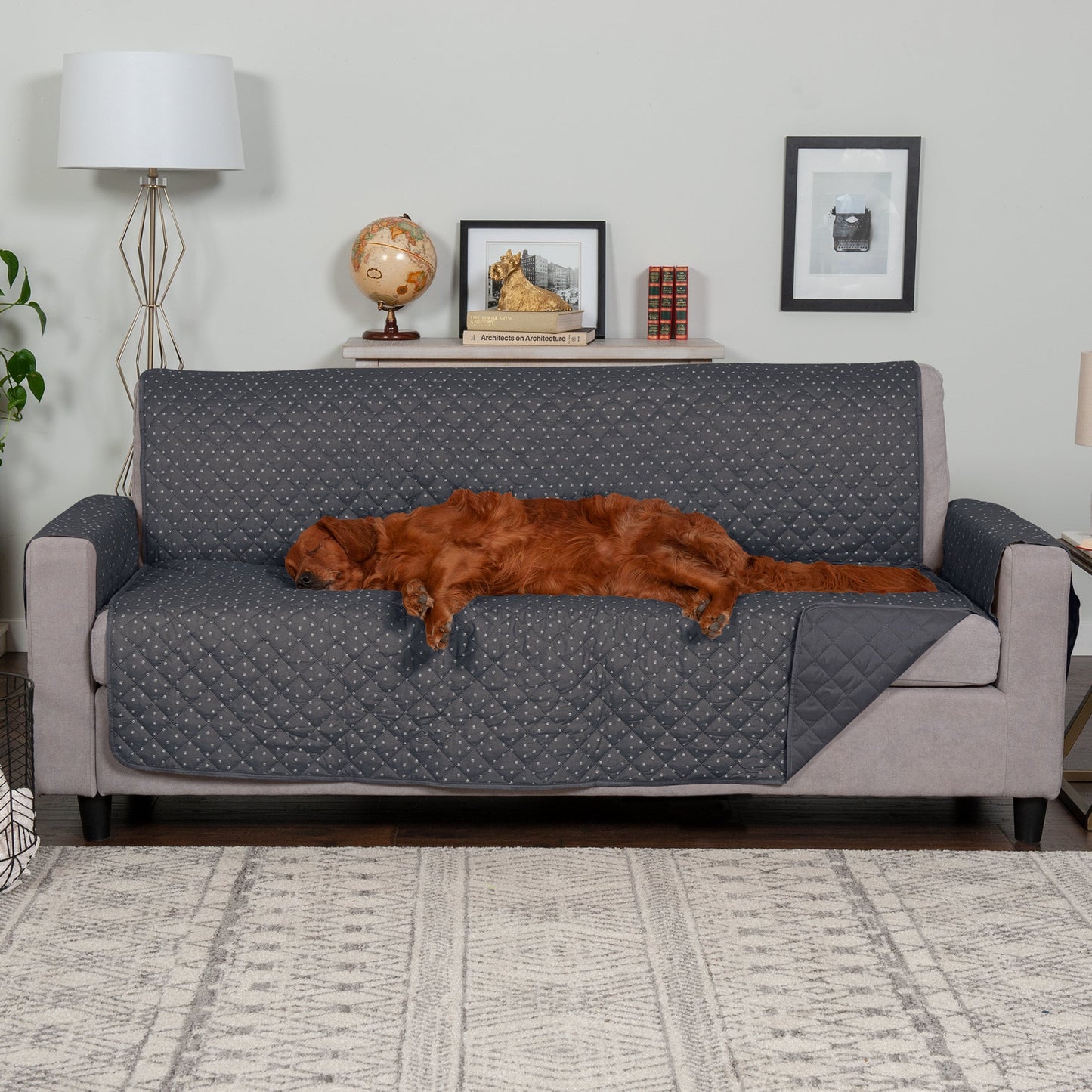 Water-Resistant Paw Print Furniture Protector