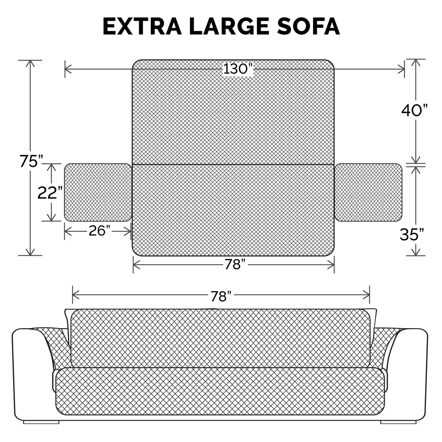 Water-Resistant Paw Print Furniture Protector
