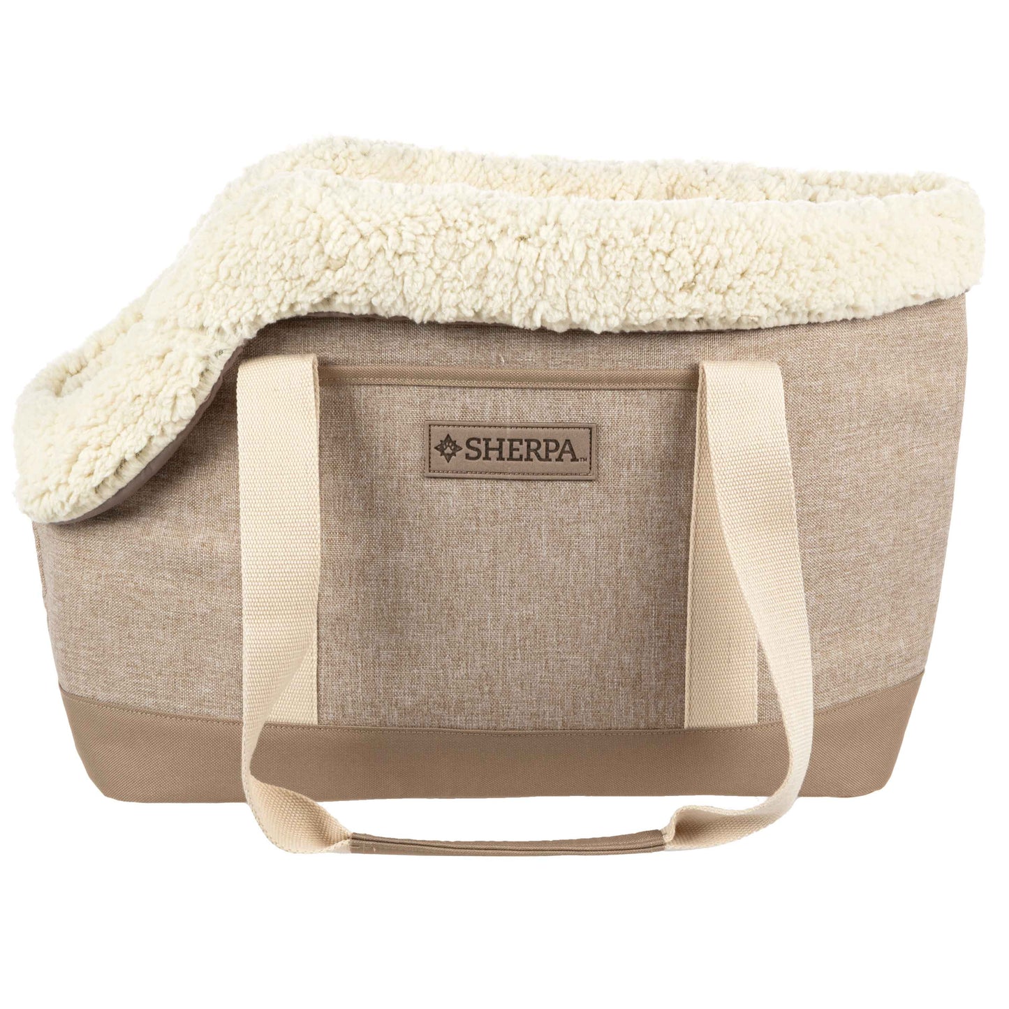 Luxe Tote Fashionable Pet Carrier, Tan, Medium
