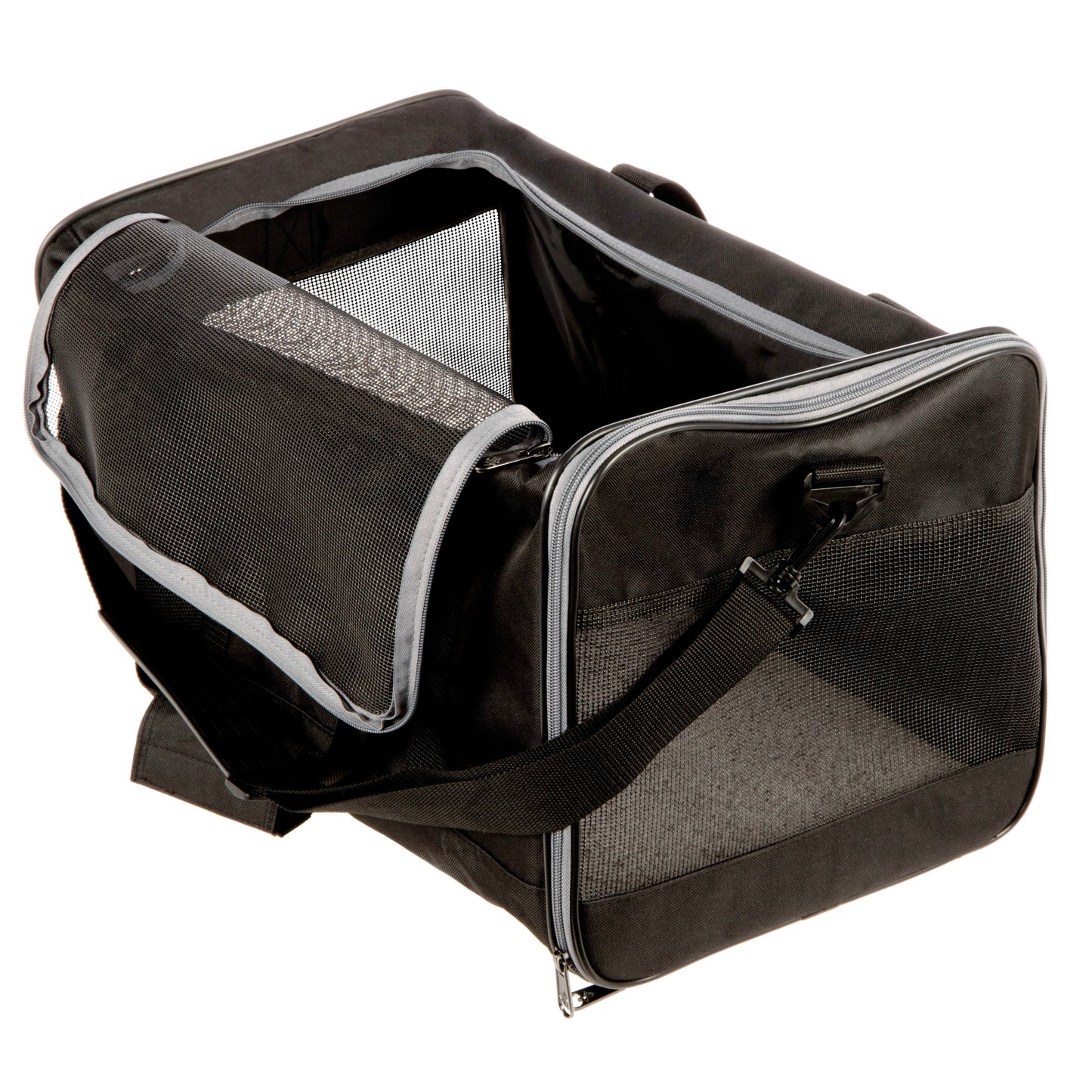Essential Soft Sided Pet Carrier for Cats & Dogs, Black, Large