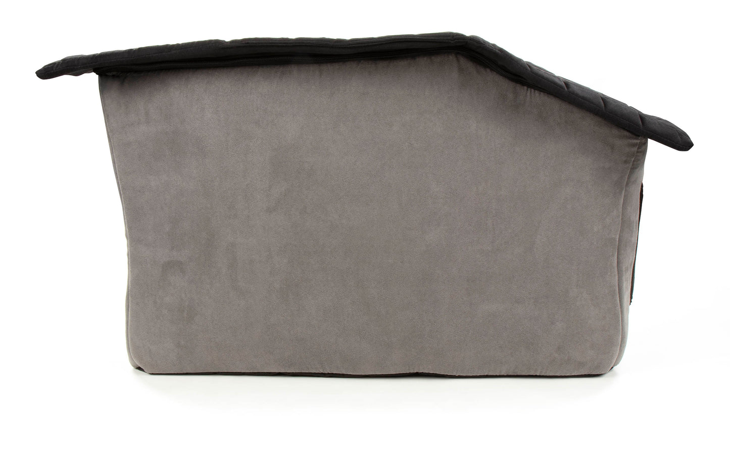 Portable, Soft Sided Indoor Pet Shelter - Gray