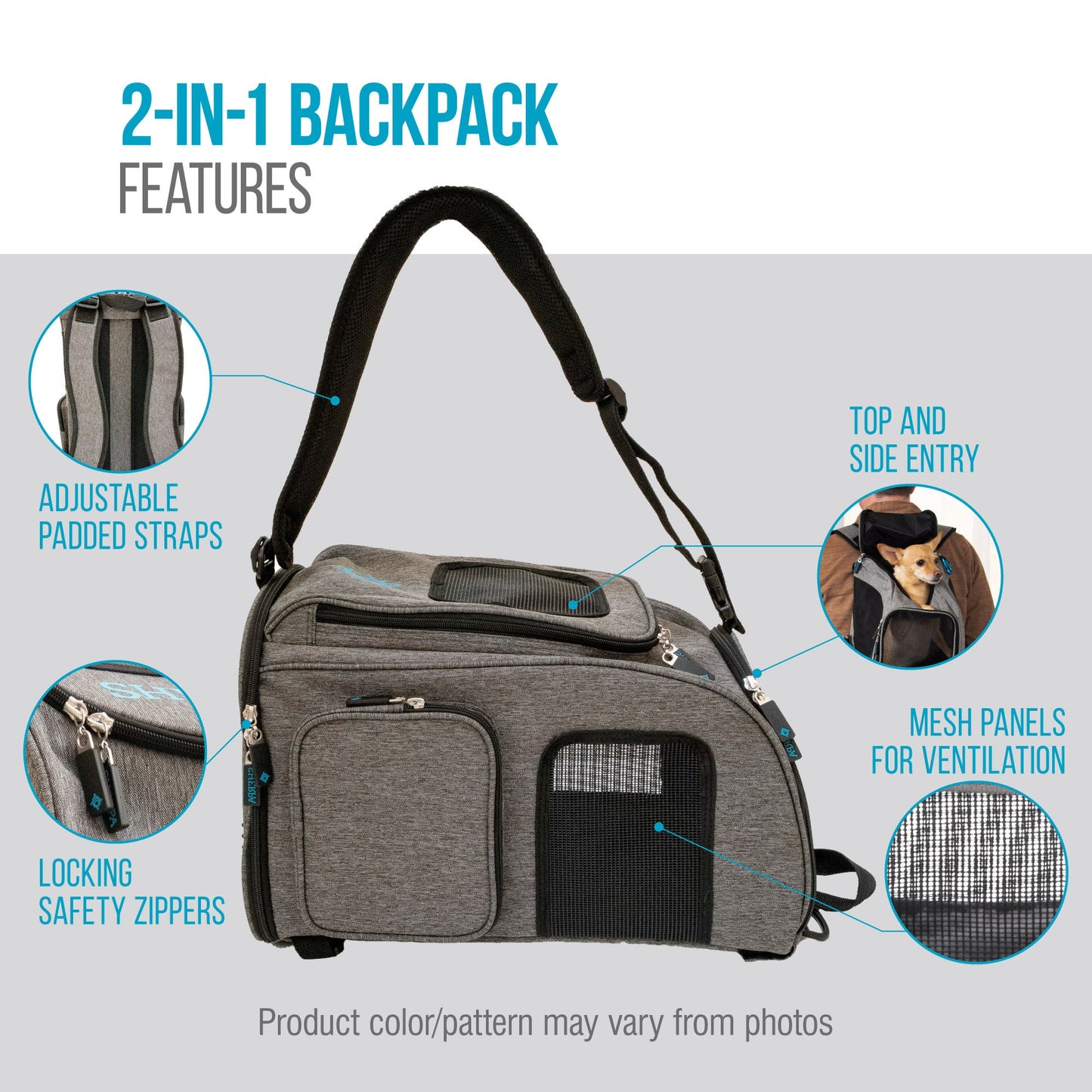Duffel Backpack Travel Bag Pet Carrier