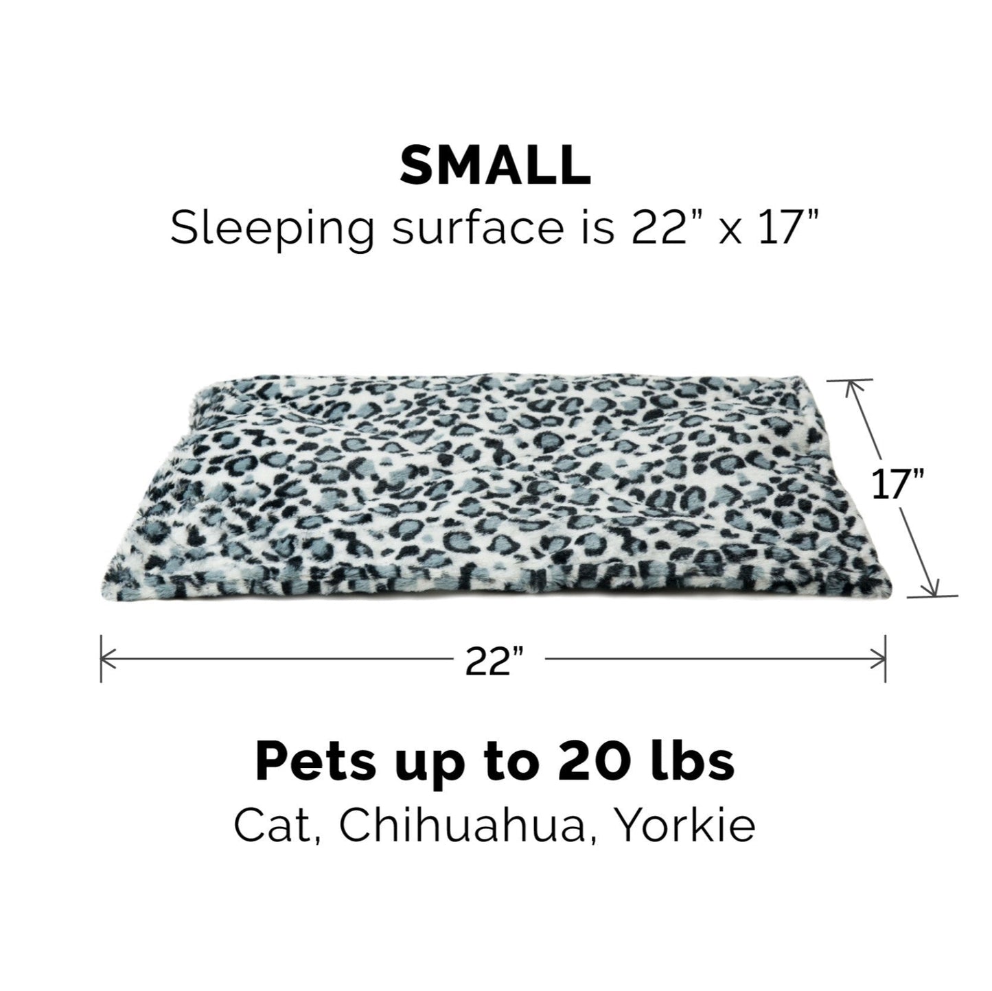 ThermaNAP™ Faux Fur Self-Warming Pet Bed Mat