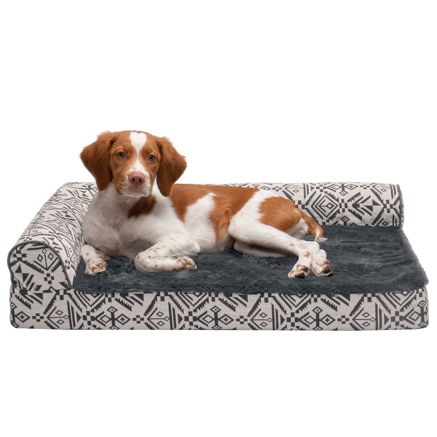 Deluxe Chaise Lounge Dog Bed - Southwest Kilim