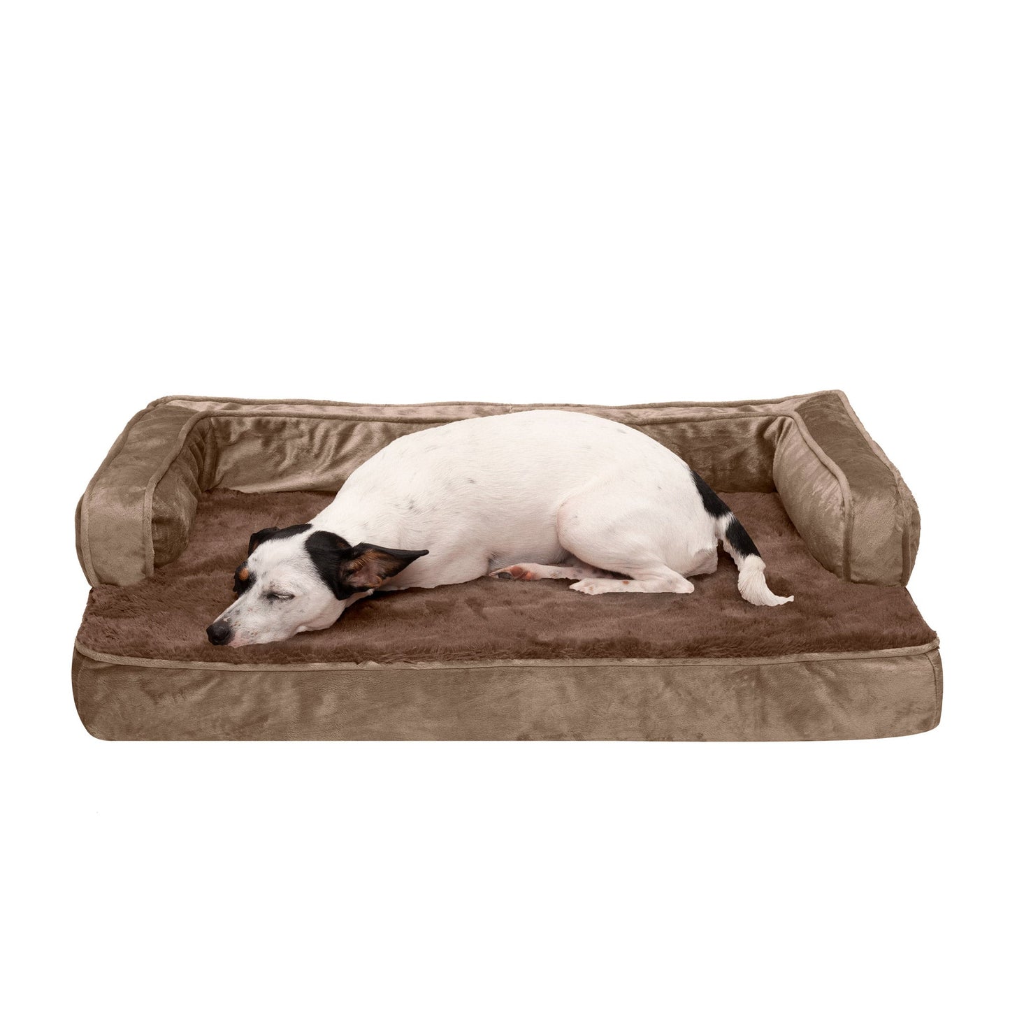 Sofa Dog Bed - Plush & Velvet Comfy Couch