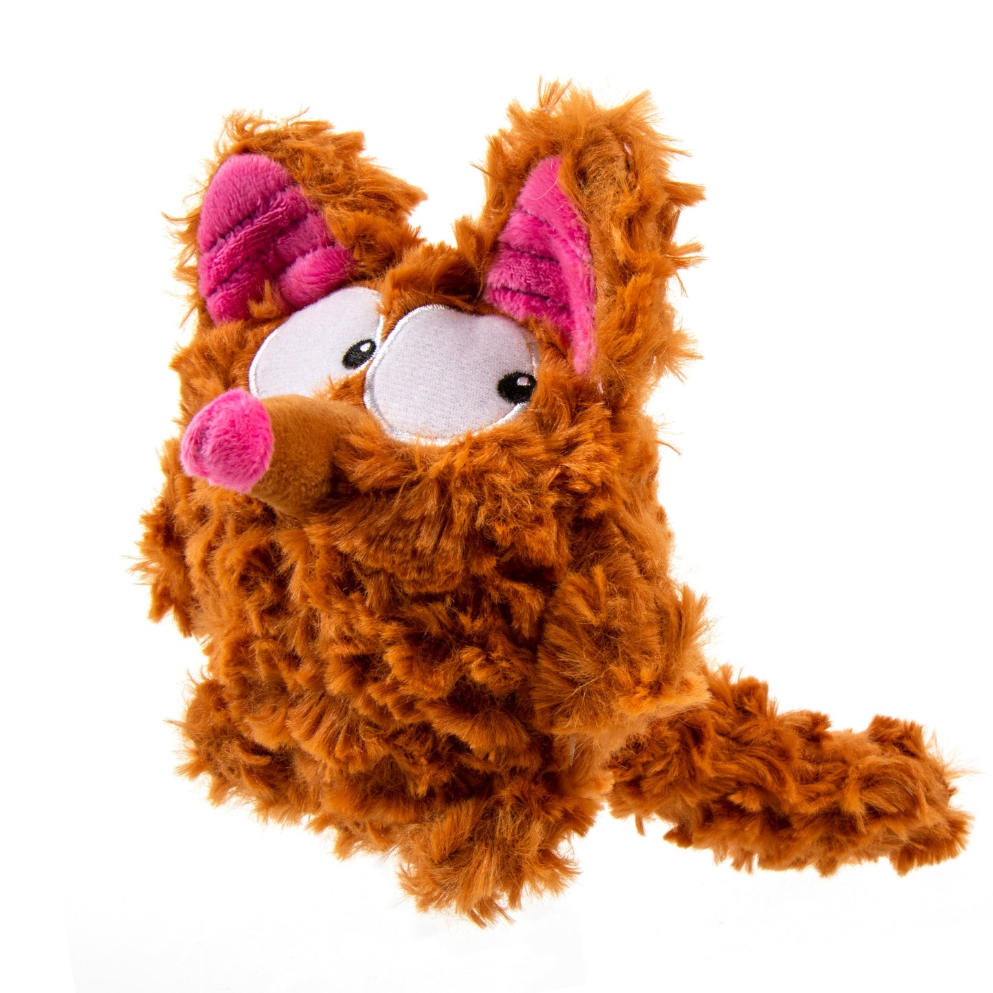 PlayClean Bush Monster Squeaker Plush Dog Toy