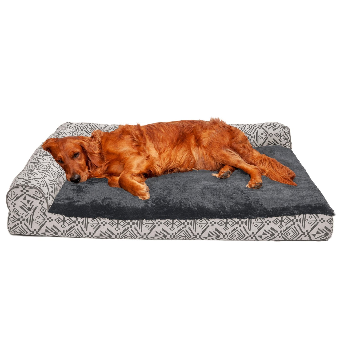 Deluxe Chaise Lounge Dog Bed - Southwest Kilim