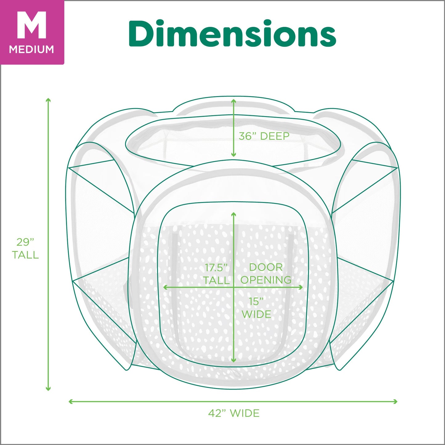Portable Mesh Pet Playpen