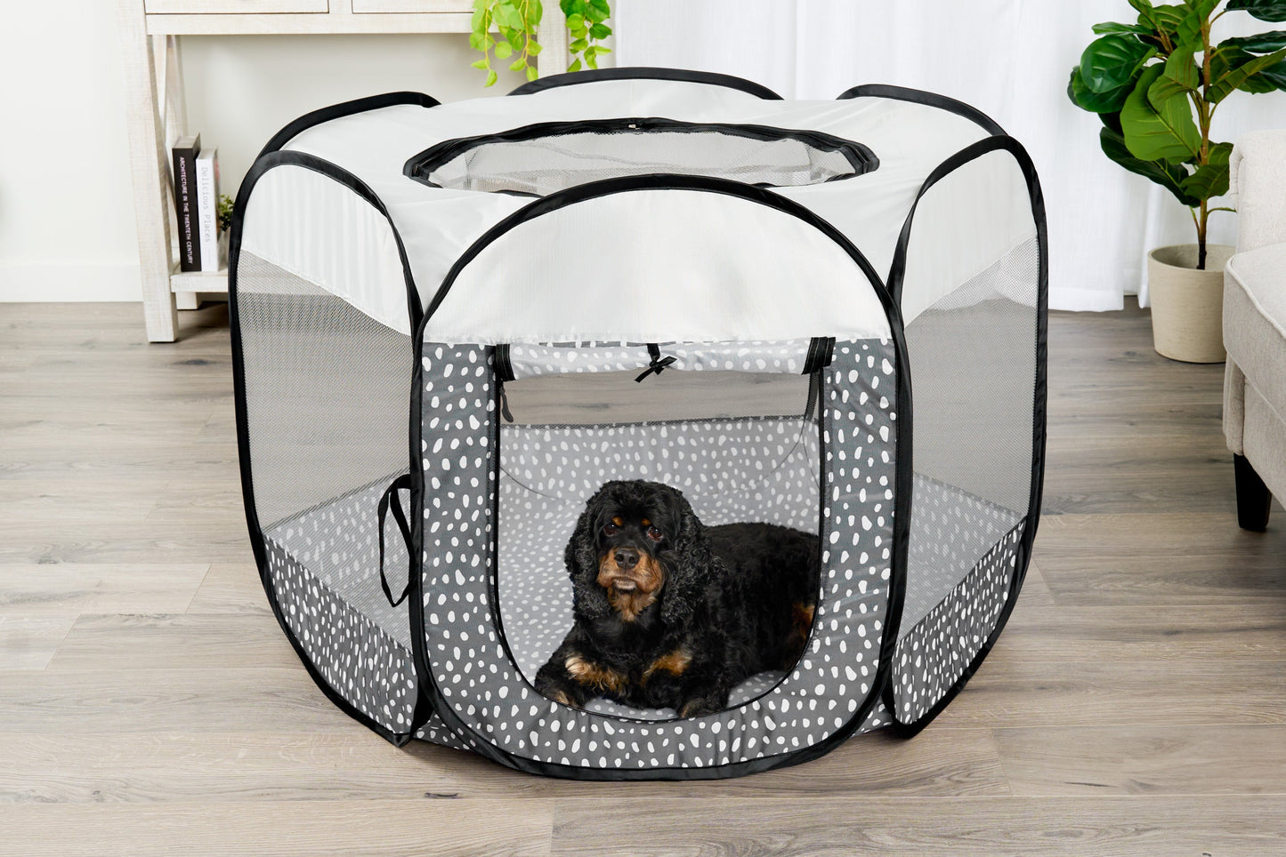 Portable Mesh Pet Playpen