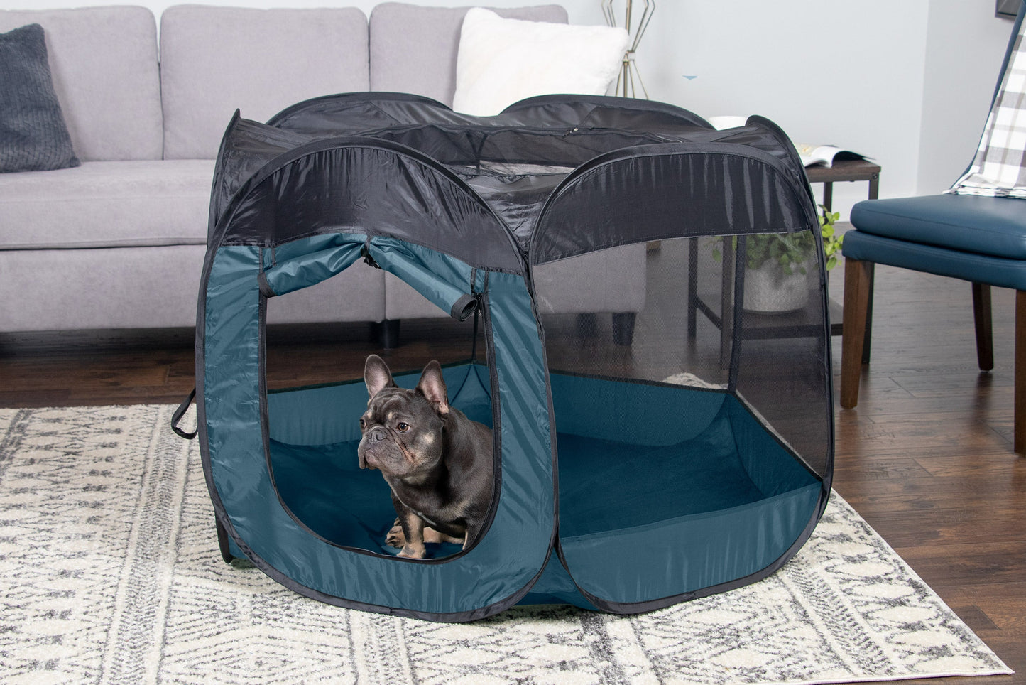 Portable Mesh Pet Playpen
