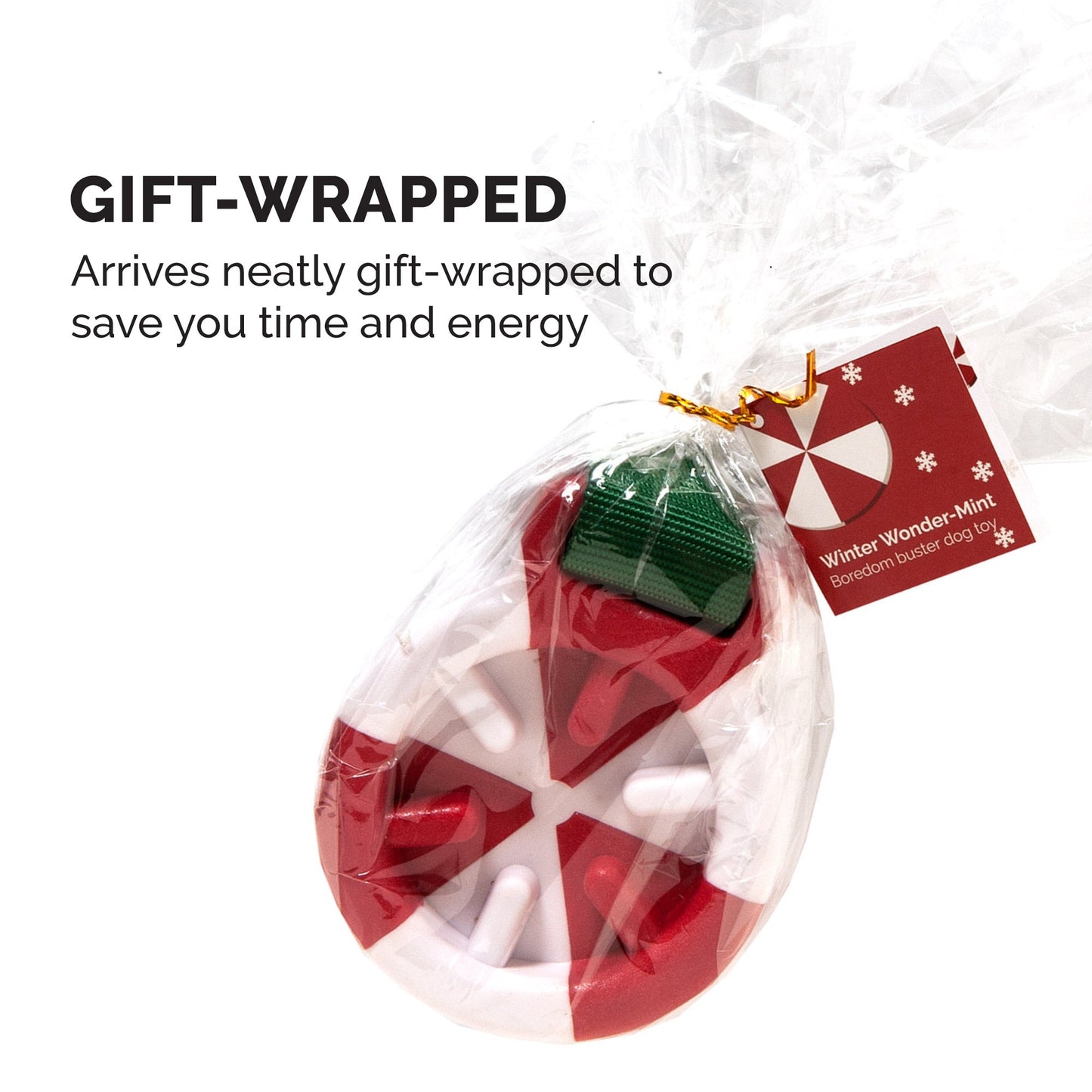 Winter Wonder-Mint Holiday Slow Feeder Dog Toy