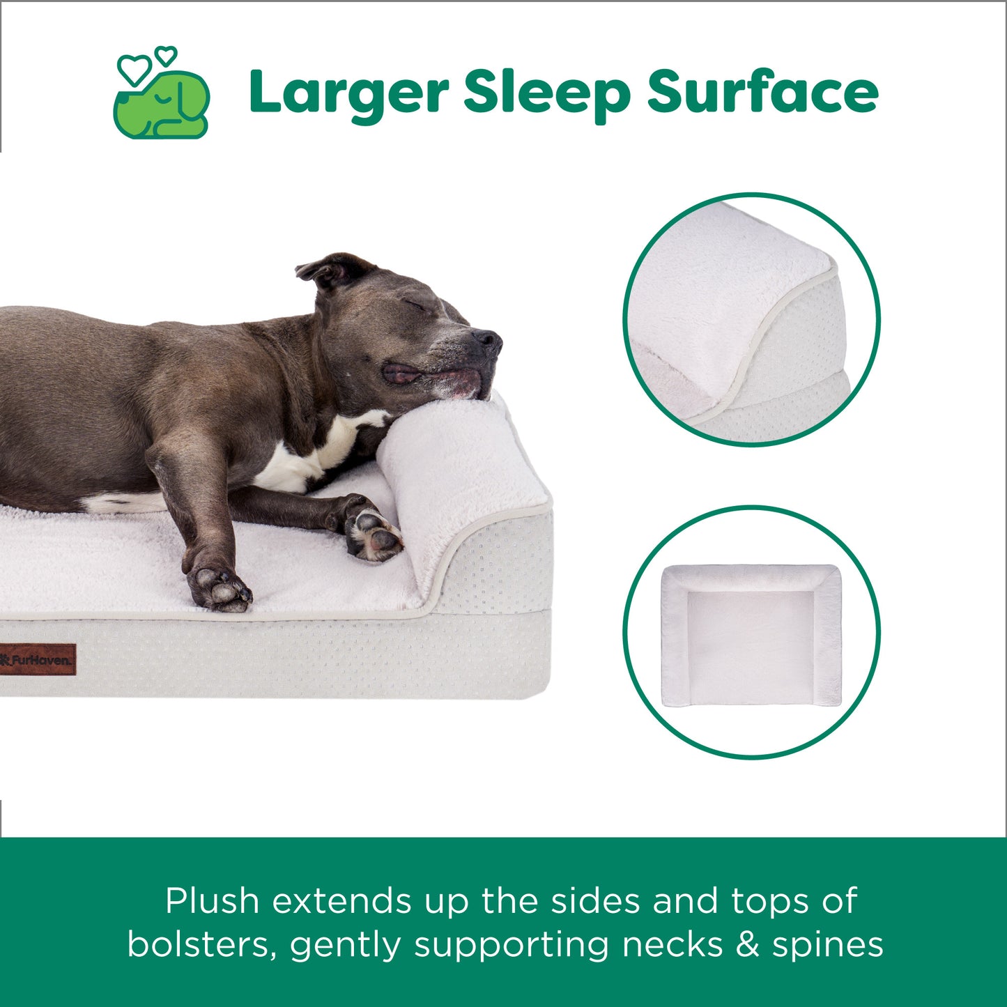 Plush & Embossed Velvet Dreamer Modern Sofa Pet Bed
