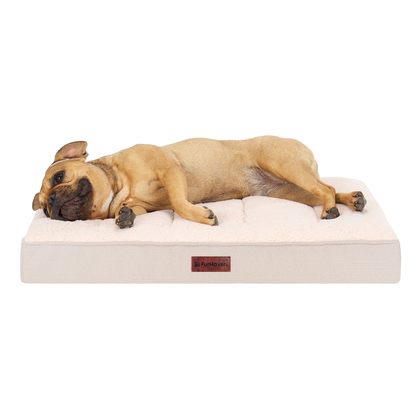 Plush & Decorator Check Tuft-Top Classic Cushion Pet Bed