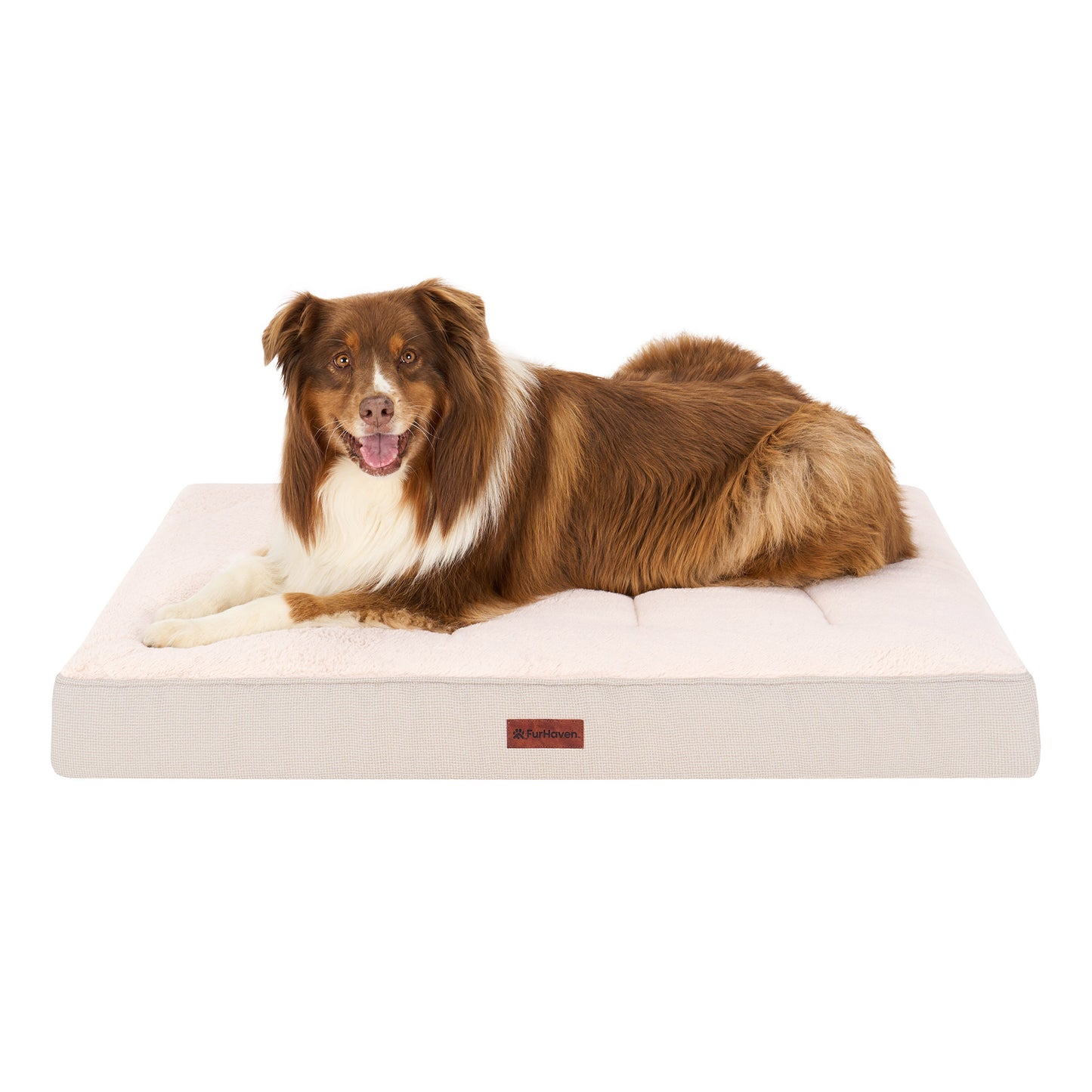 Plush & Decorator Check Tuft-Top Classic Cushion Pet Bed