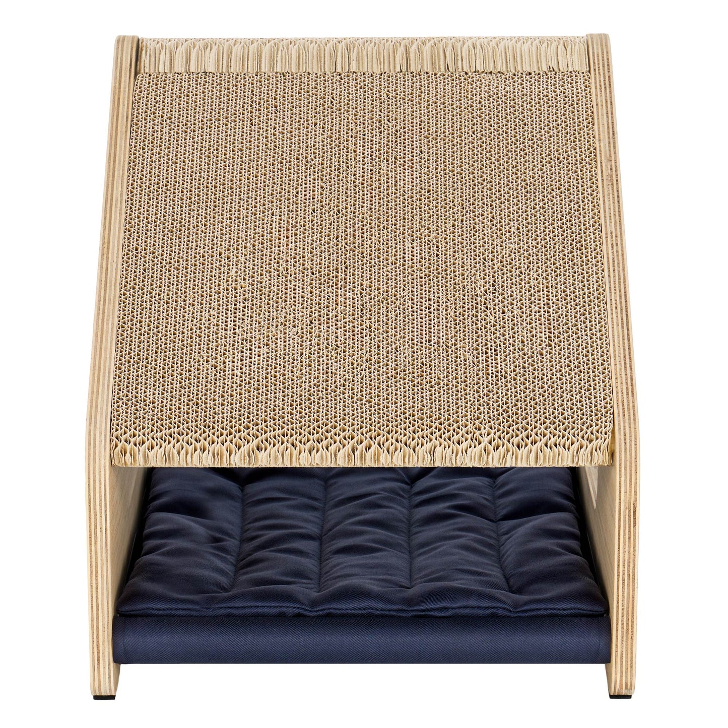 Ascentials by FurHaven Chalet Angled Scratching House (16”), Compact Cat Hideaway
