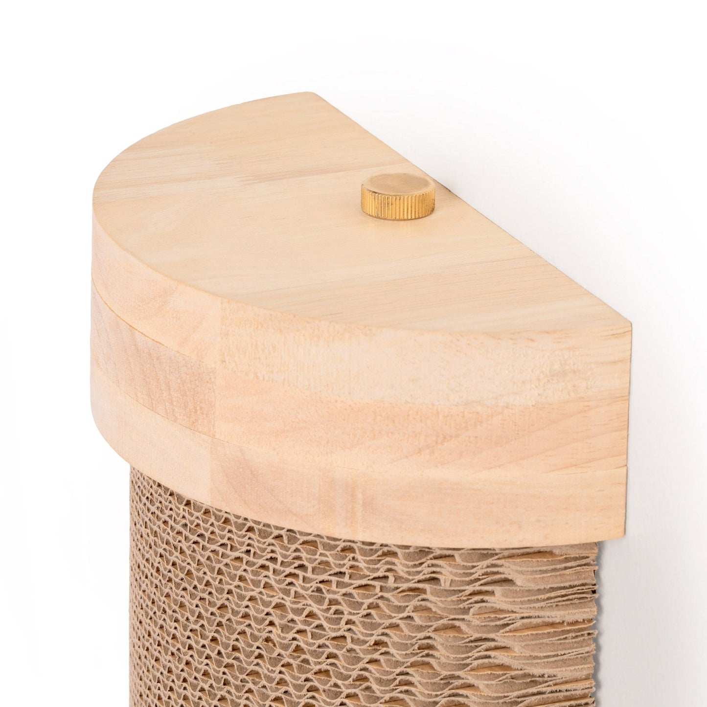 Ascentials by FurHaven Tree Hugger Wall-Mounted Corrugated Cat Post Vertical Scartcher (28”)