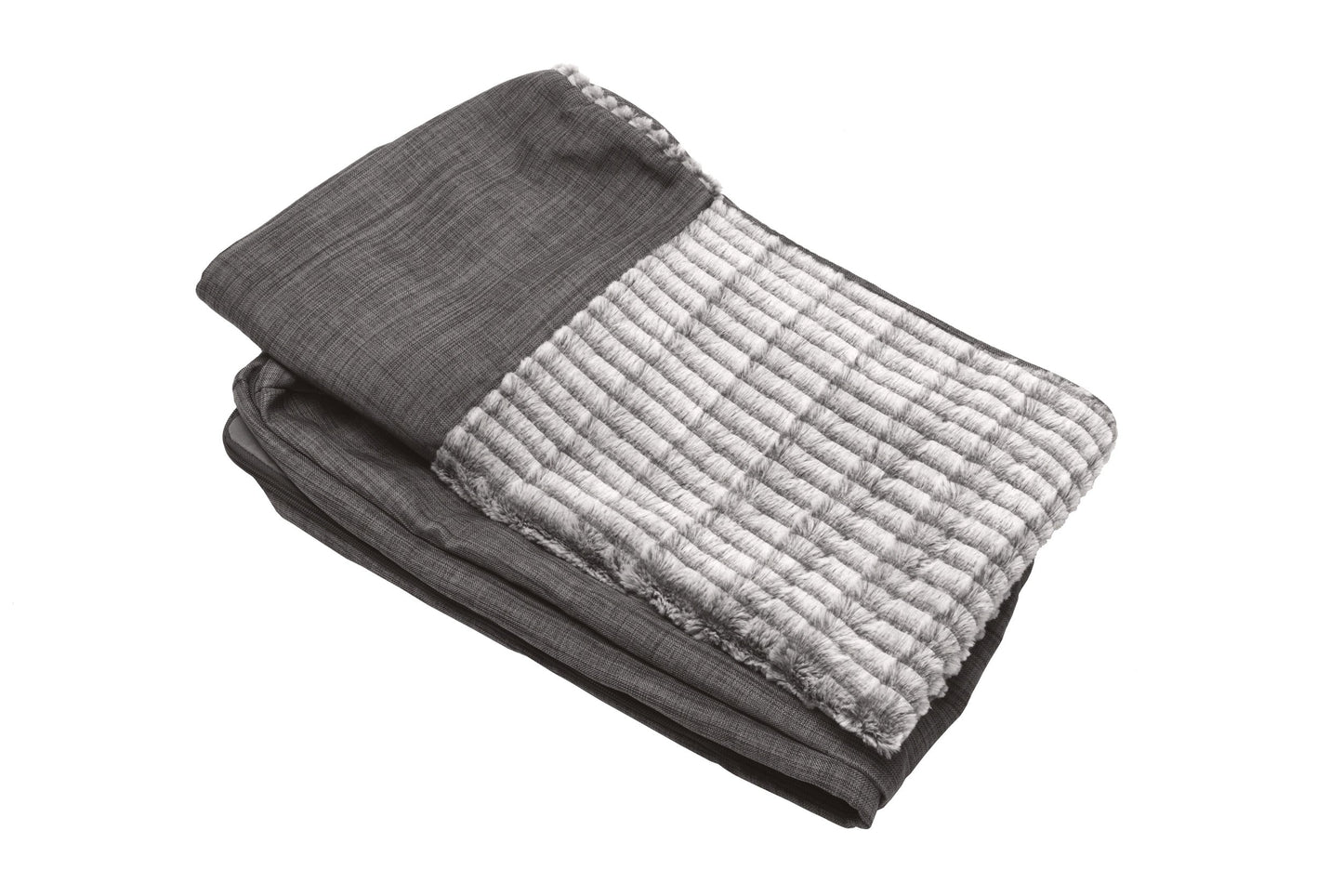 Sofa Dog Bed - Luxe Fur & Performance Linen - Cover
