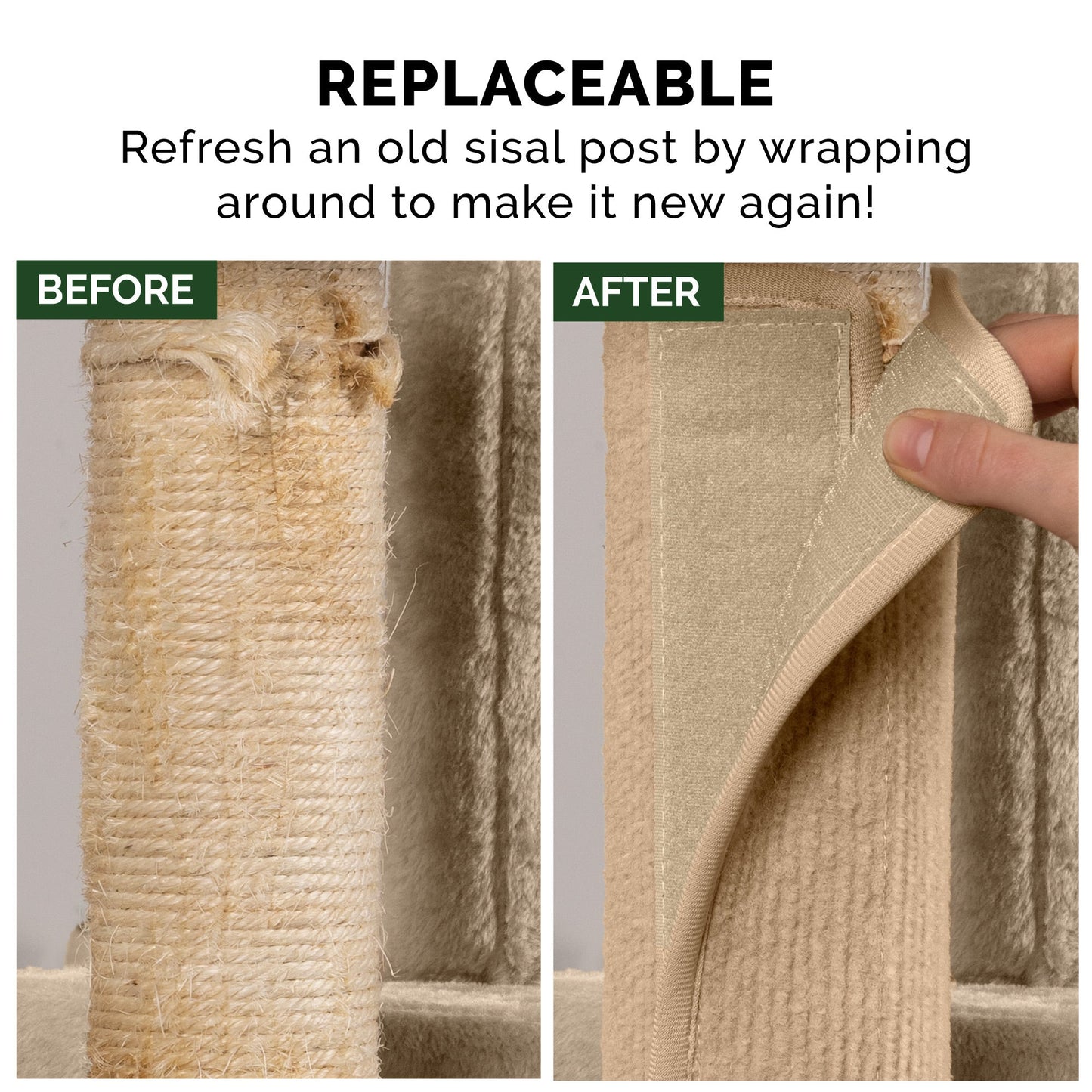 Tiger Tough Carpet Post Cover Furniture Protector