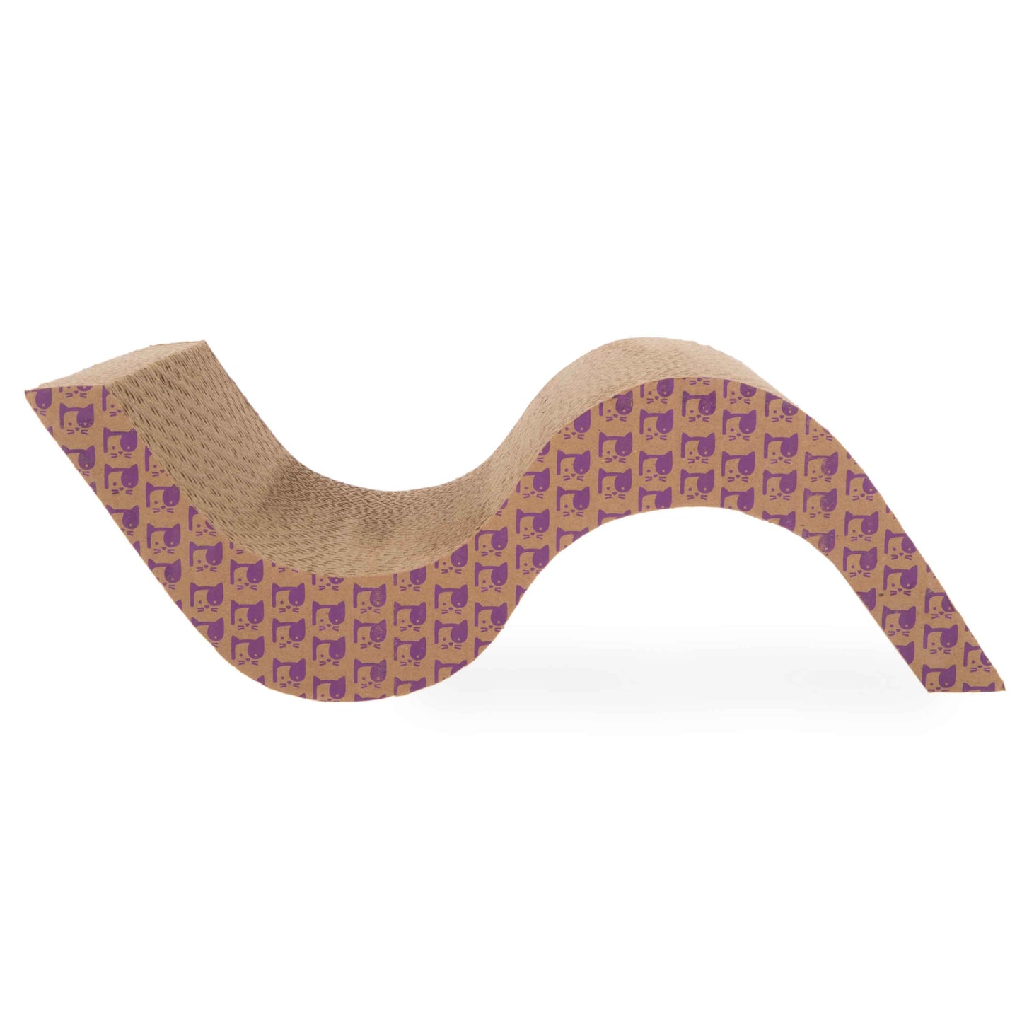Super Scratcher+ Scroll with Catnip Infusion Technology Corrugate Cat Scratcher