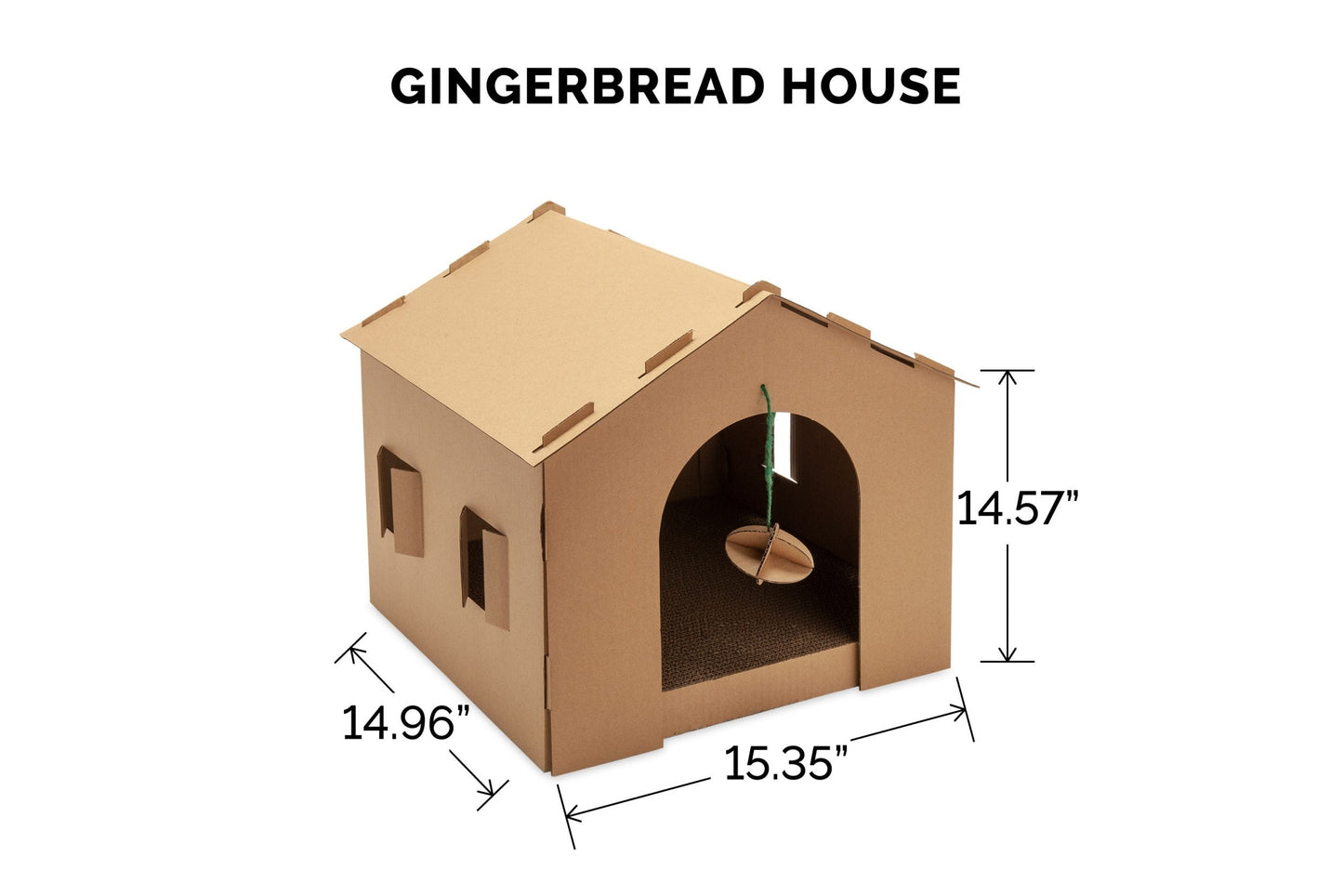 Corrugated House Scratchers with Catnip