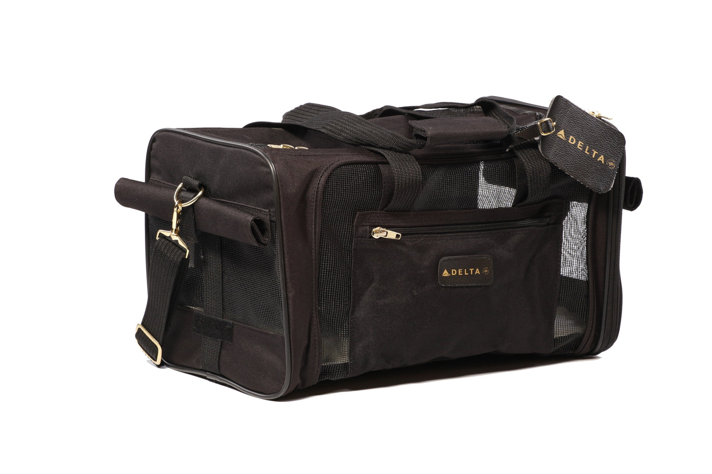TRAVEL DELTA® AIR LINES® Airline Approved Pet Carrier, Medium, Black