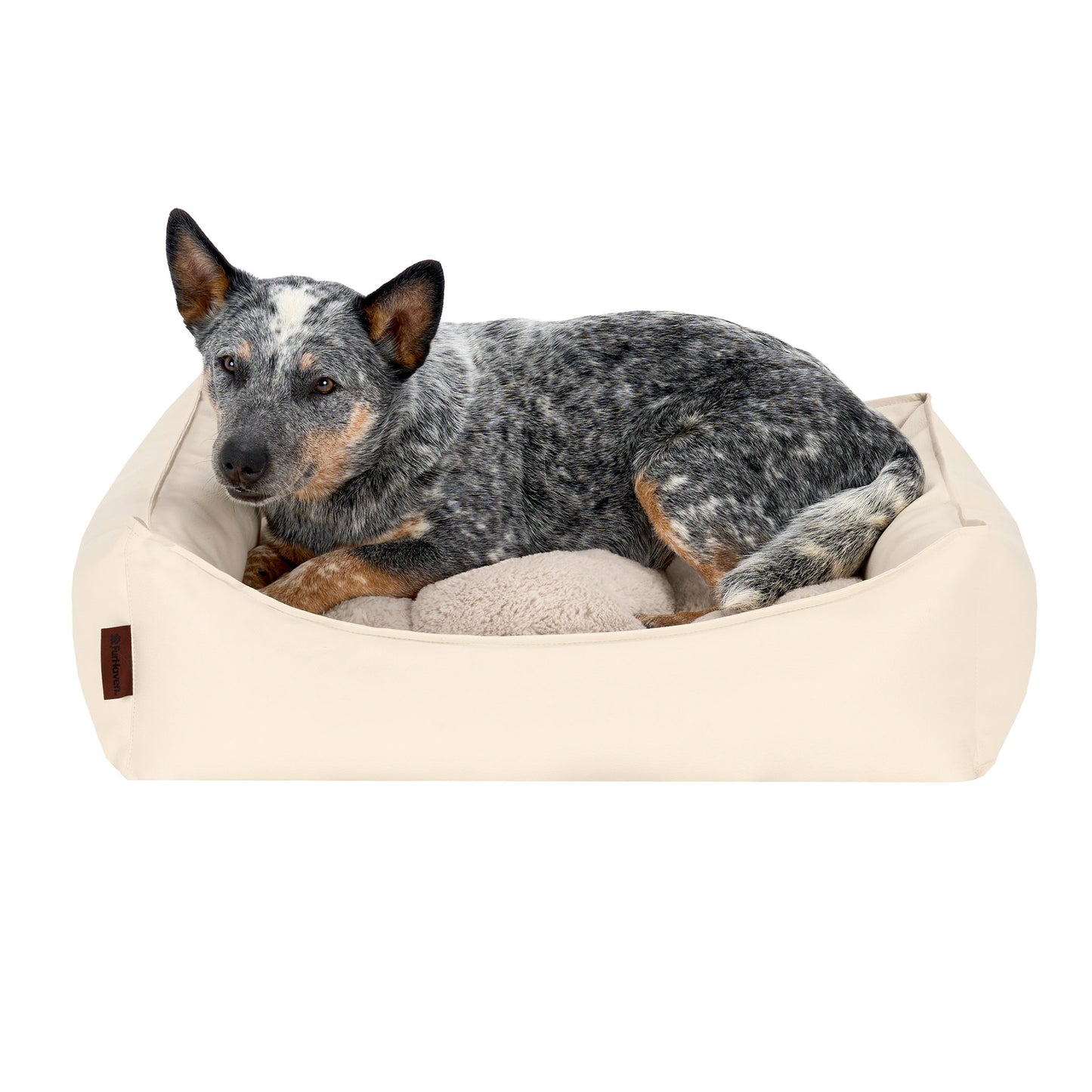 Leather Look Cozy Couch Pet Bed