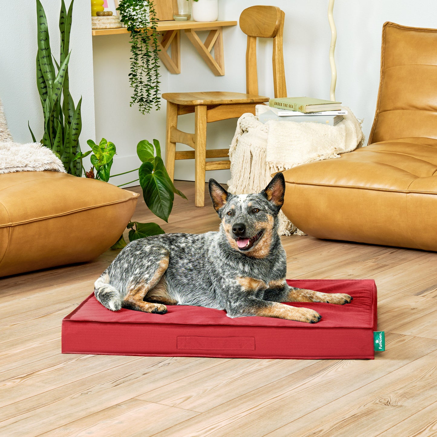 Grid Indoor-Outdoor Deluxe Mattress Pet Bed