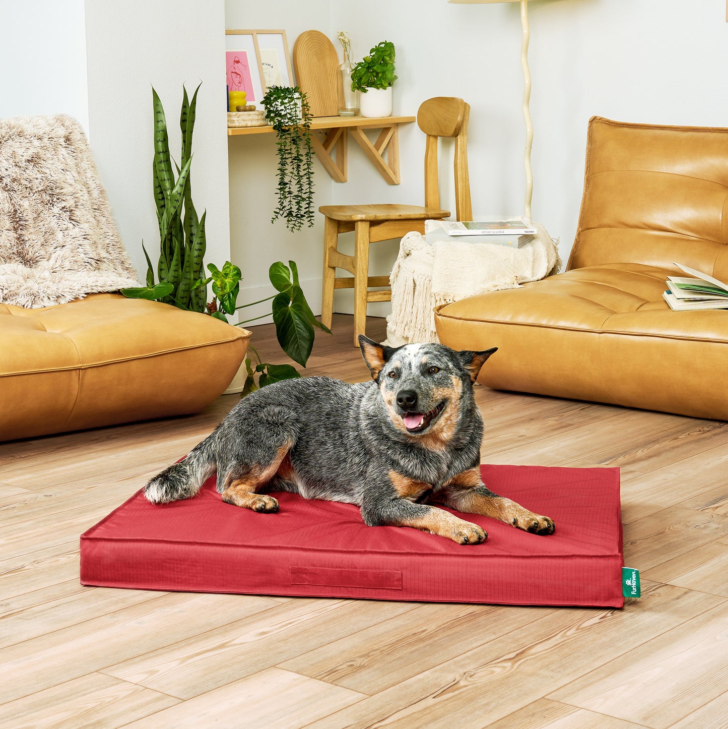 Grid Indoor-Outdoor Deluxe Mattress Pet Bed